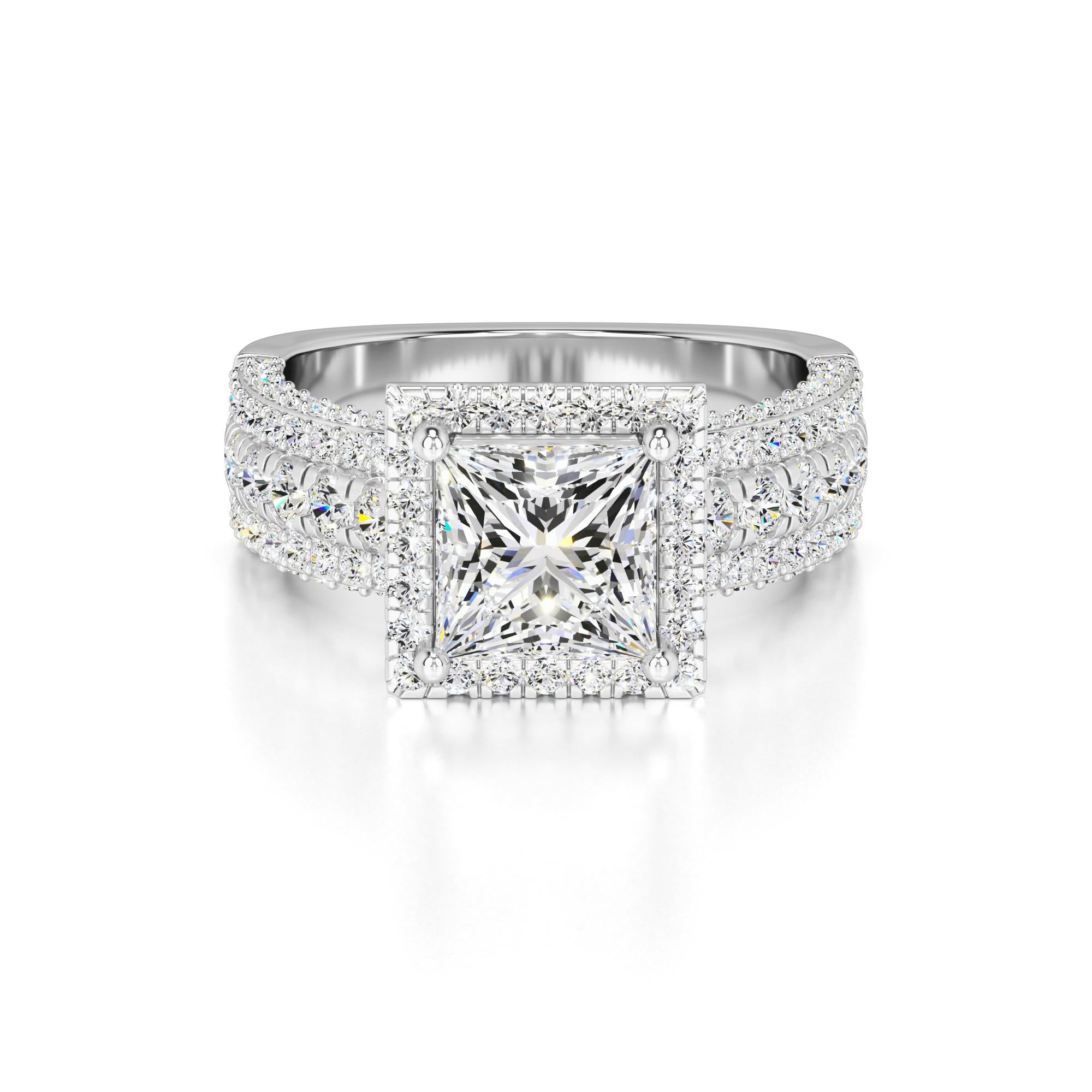 Ella Lab Grown Diamond Ring | White Gold | 1
