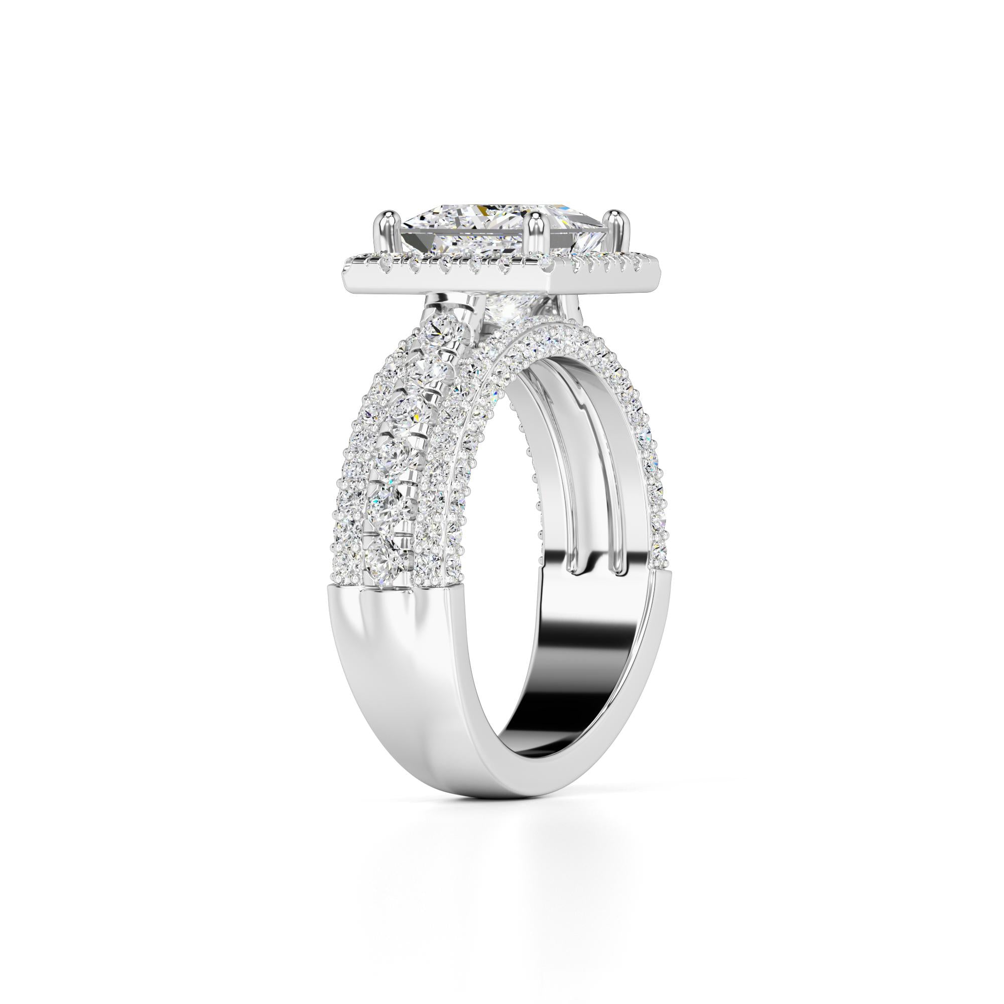 Ella Lab Grown Diamond Ring | White Gold | 3