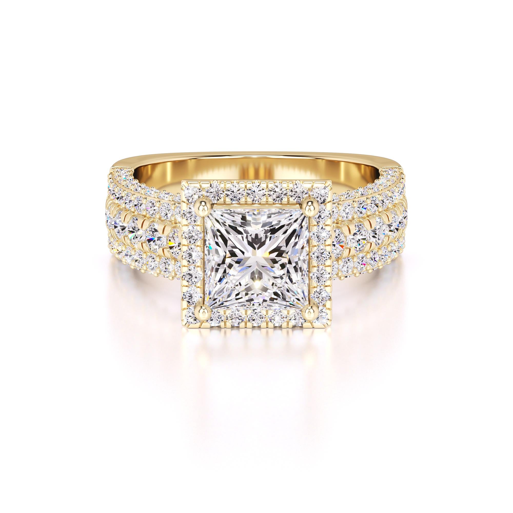 Ella Lab Grown Diamond Ring | Yellow Gold | 1