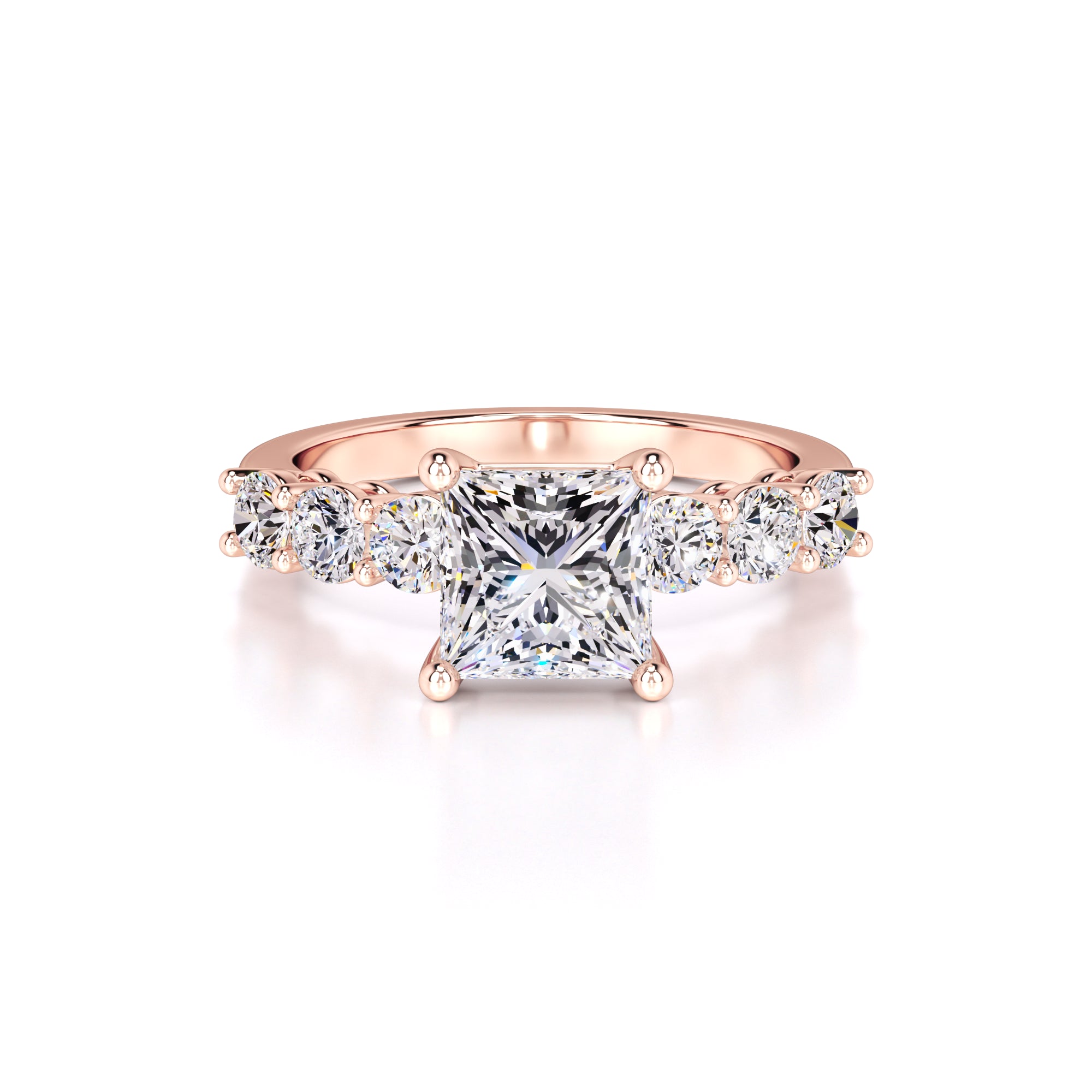 Blaire Lab Grown Diamond Ring | Rose Gold | 1