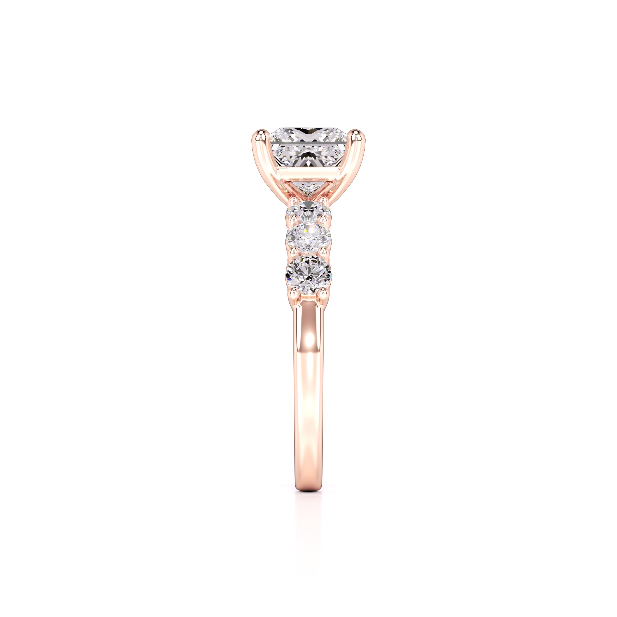 Blaire Lab Grown Diamond Ring | Rose Gold | 4