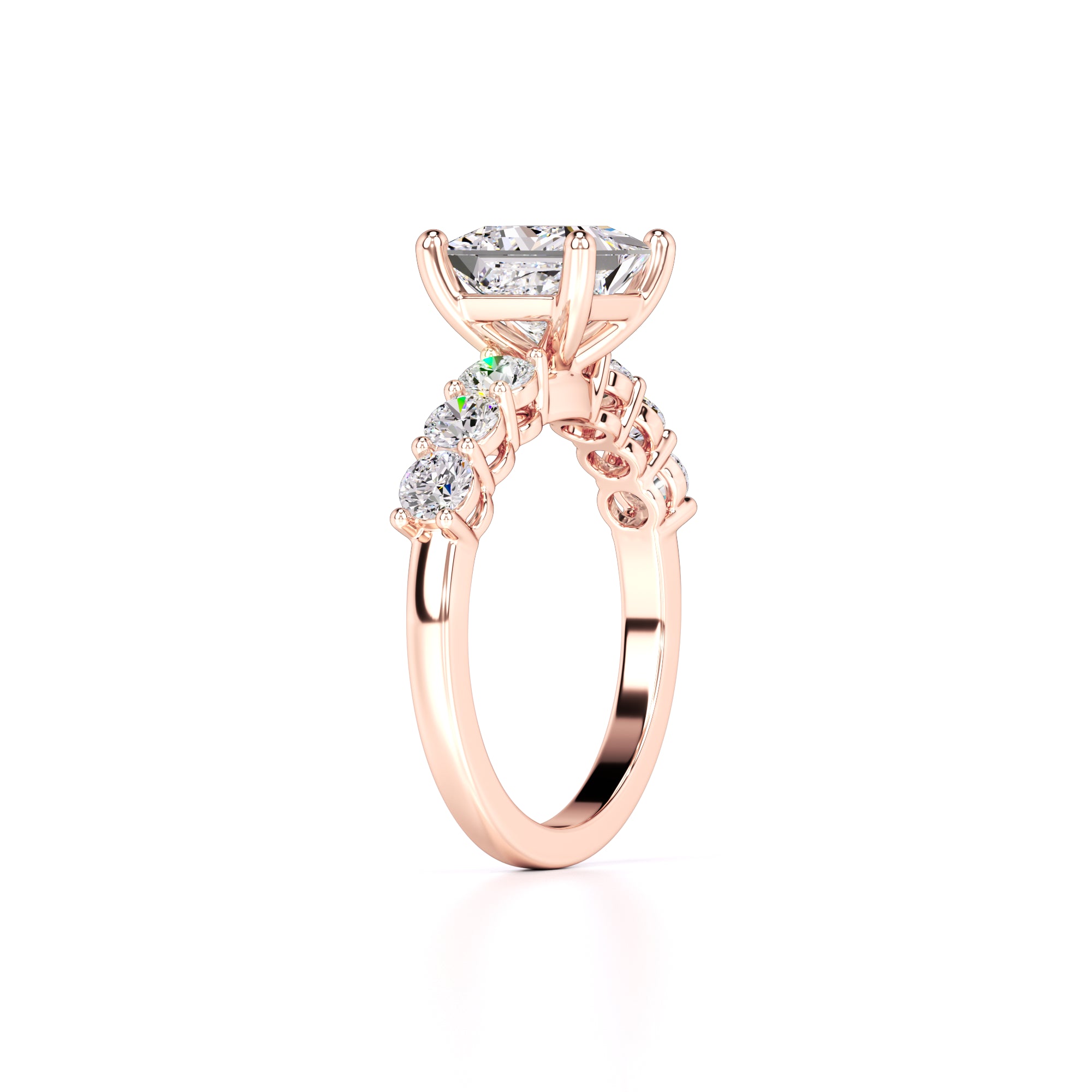 Blaire Lab Grown Diamond Ring | Rose Gold | 3