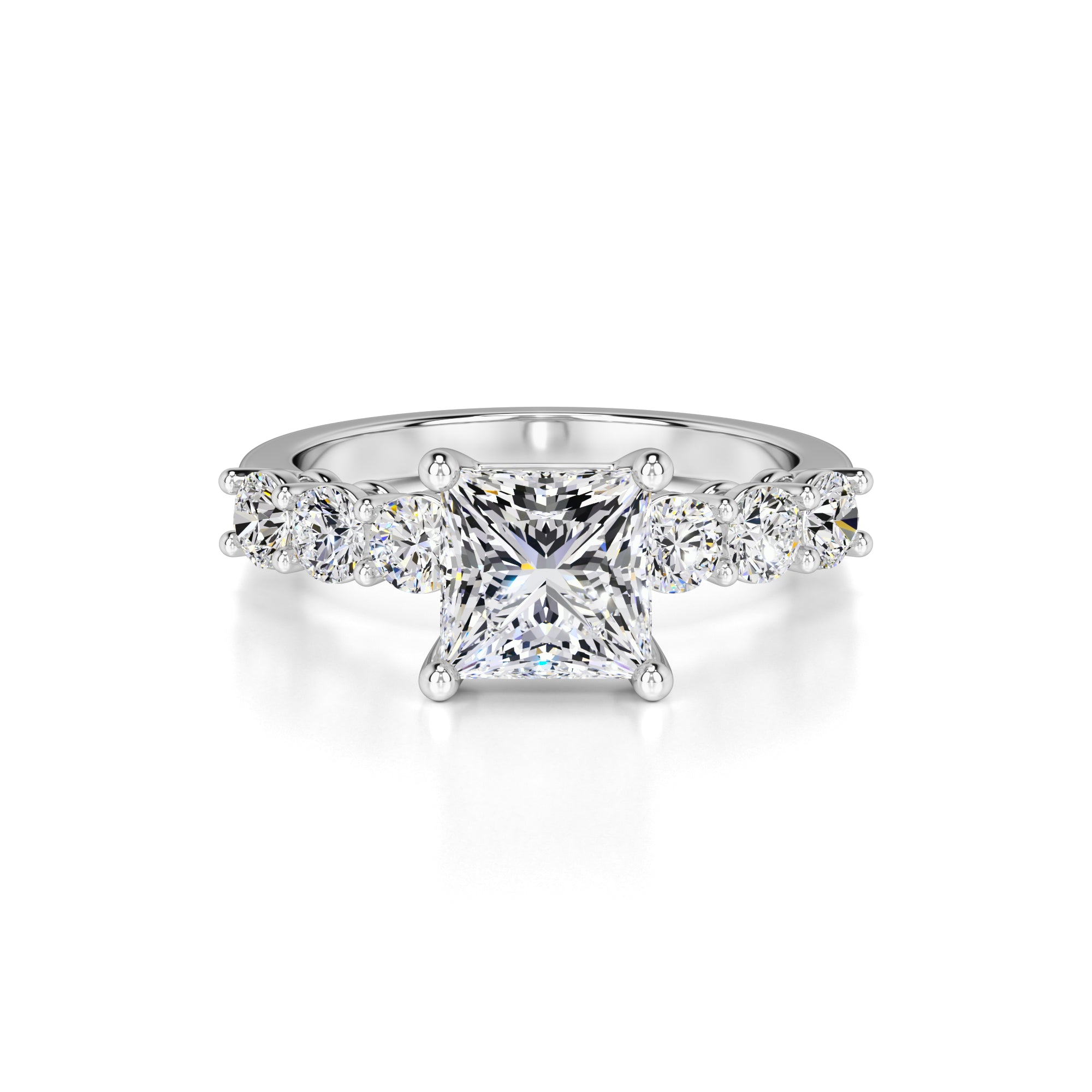 Blaire Lab Grown Diamond Ring | White Gold | 1