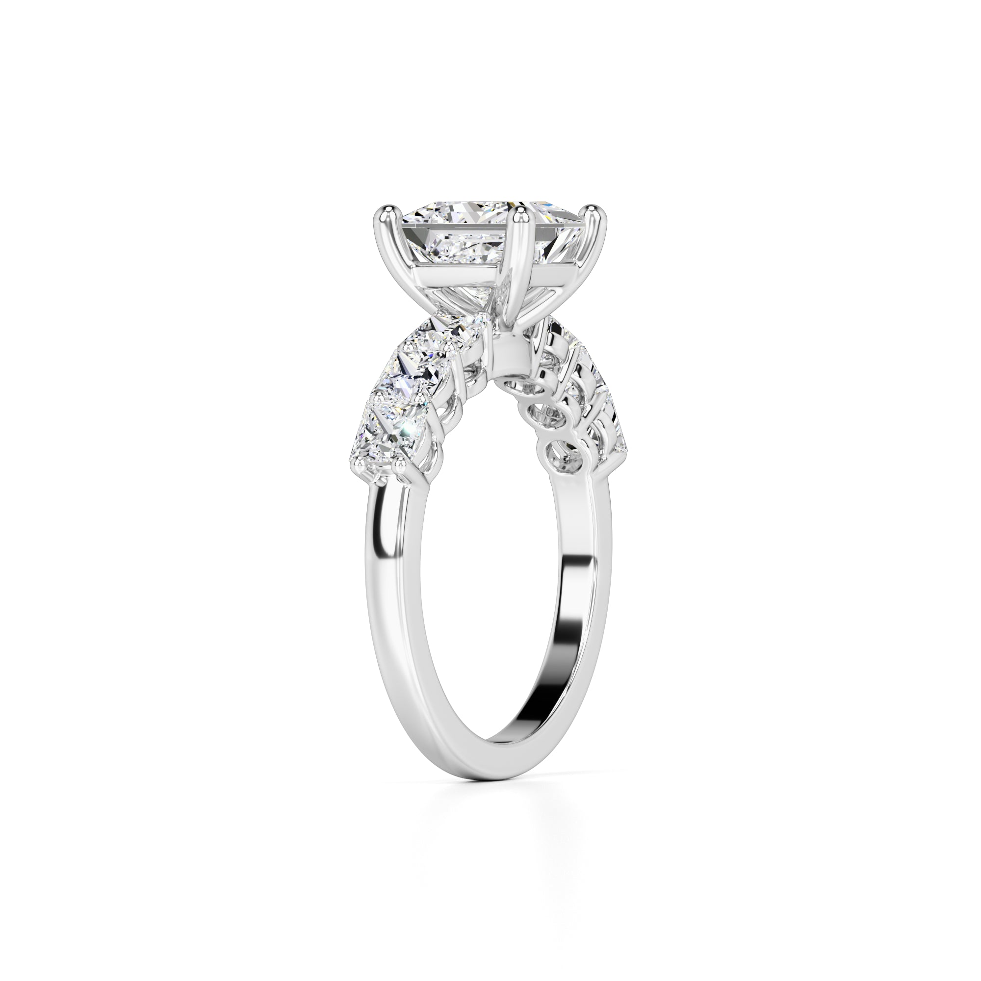 Jolie Lab Grown Diamond Ring | White Gold | 3