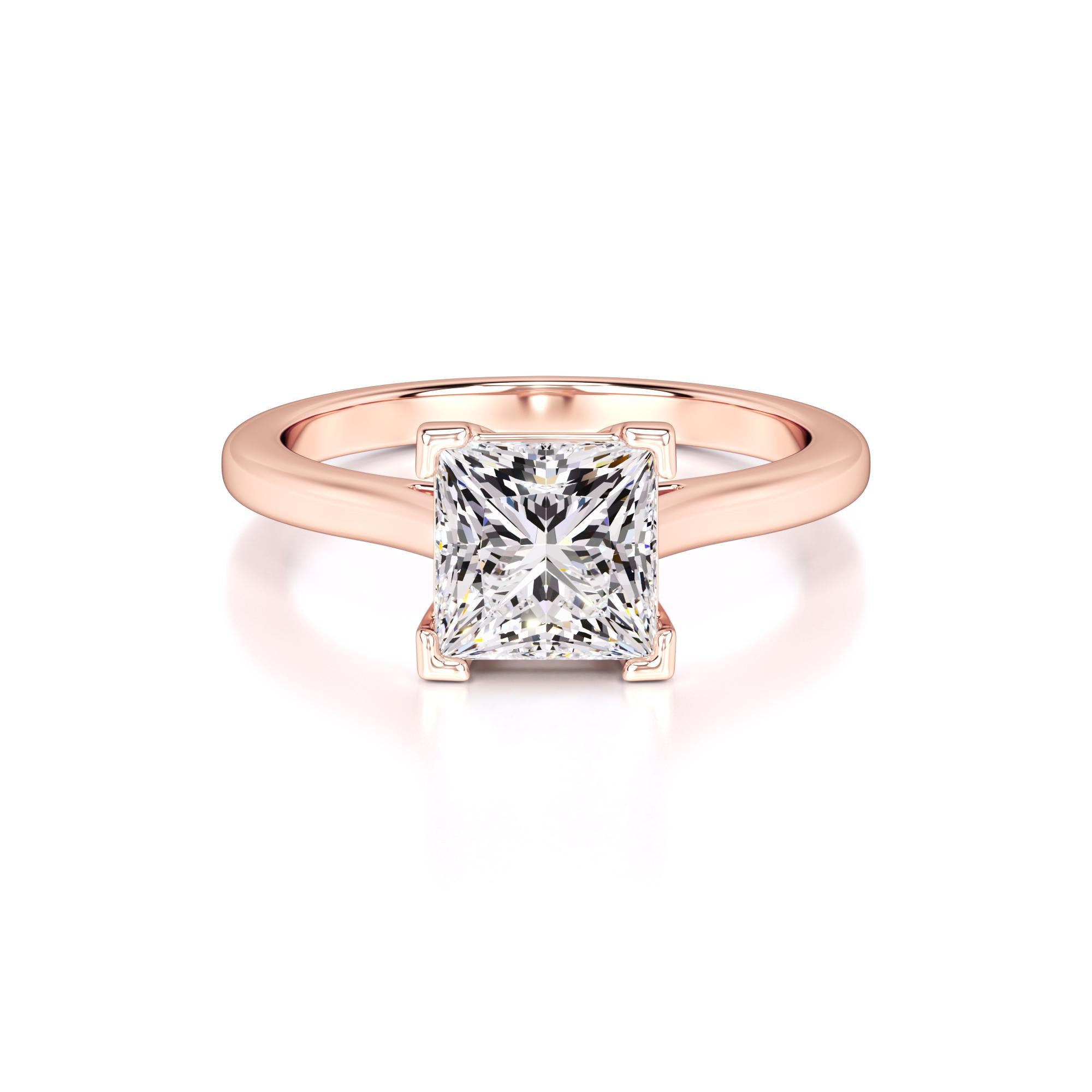 Charlee Lab Grown Diamond Ring | Rose Gold | 1