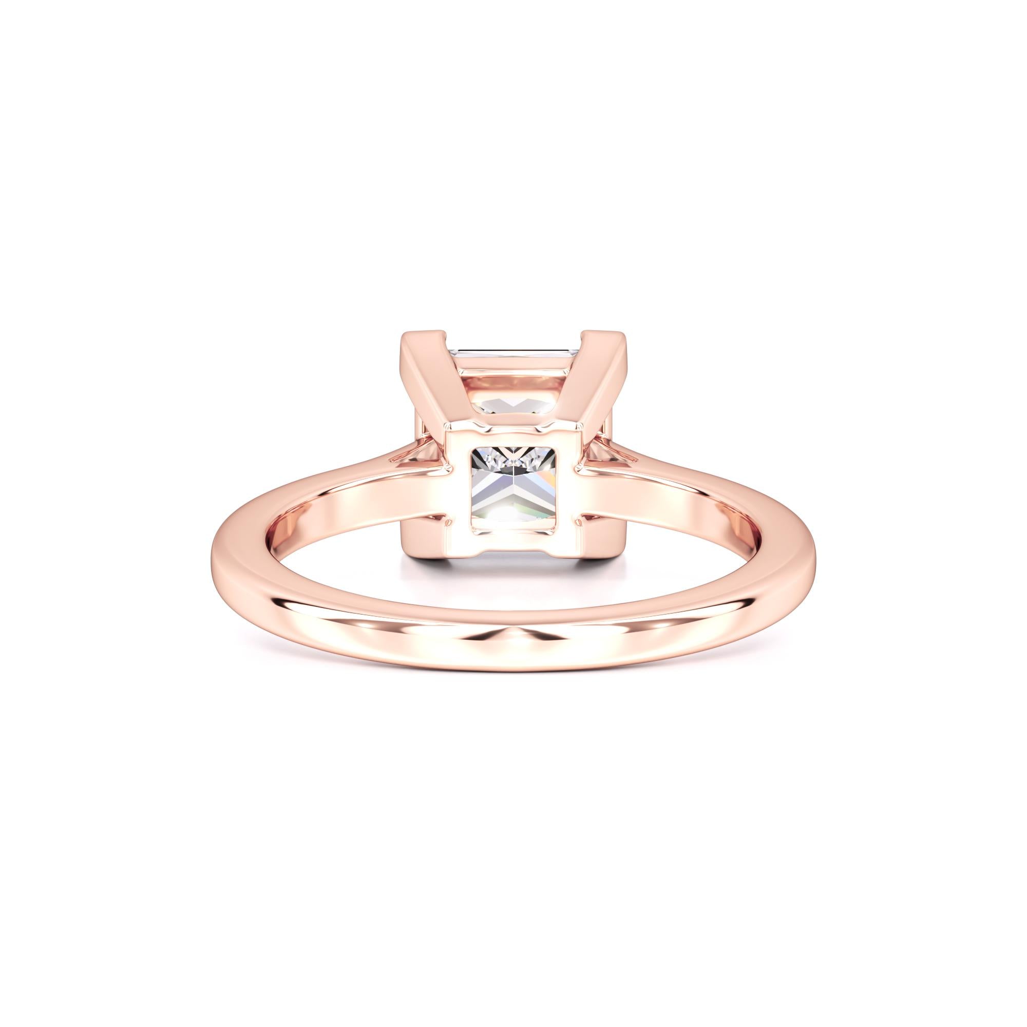 Charlee Moissanite Ring | Rose Gold | 3