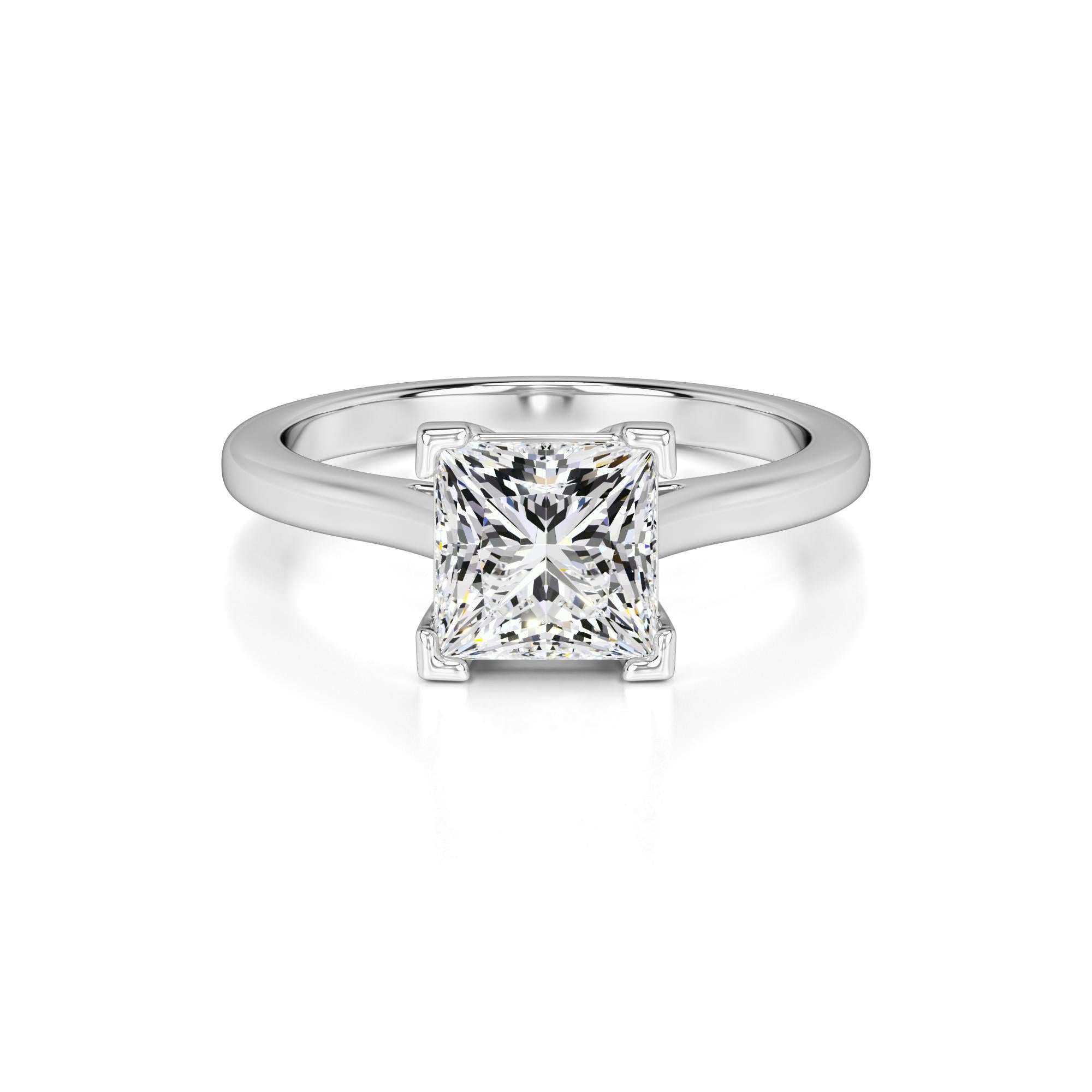 Charlee Lab Grown Diamond Ring | White Gold | 1