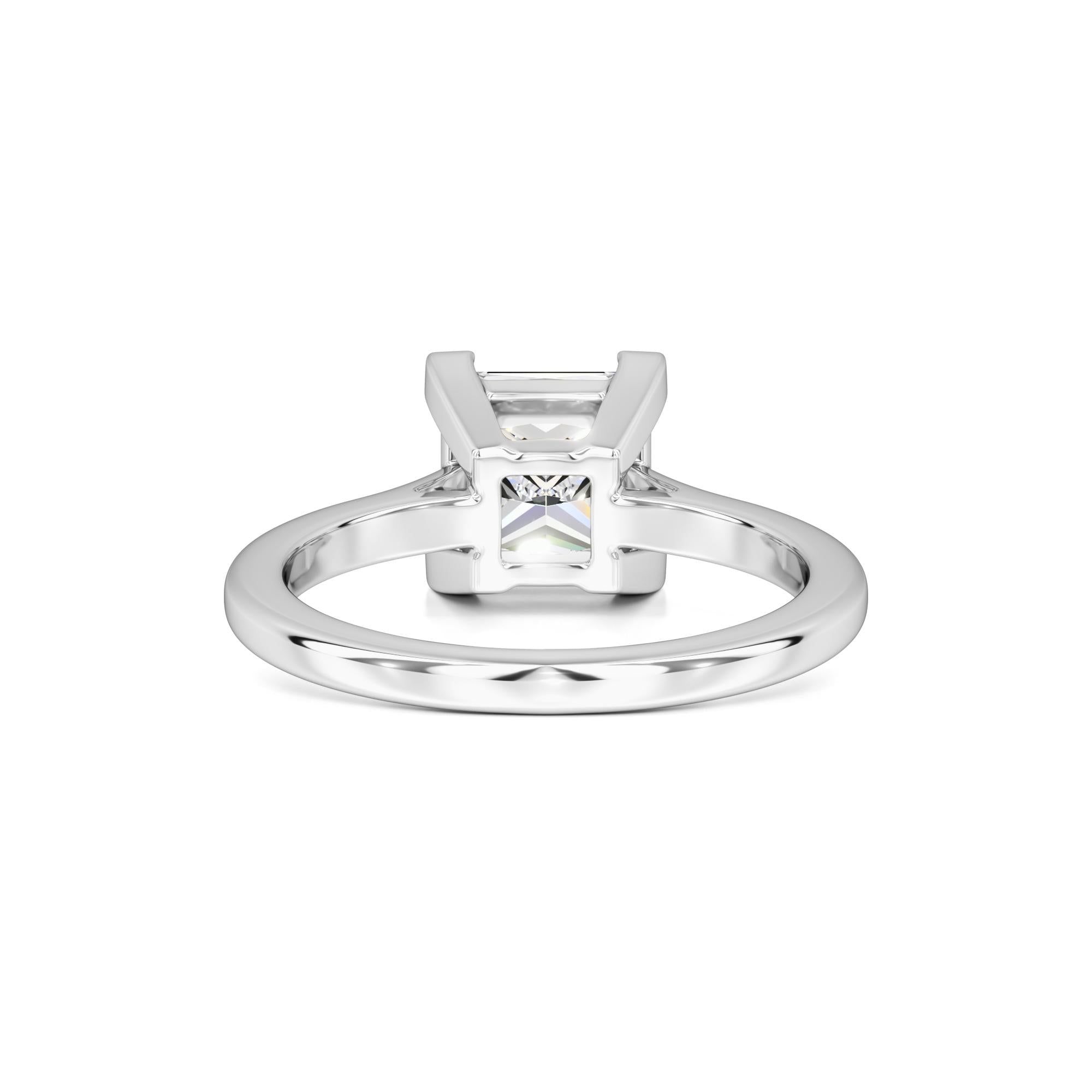 Charlee Moissanite Ring | White Gold | 3
