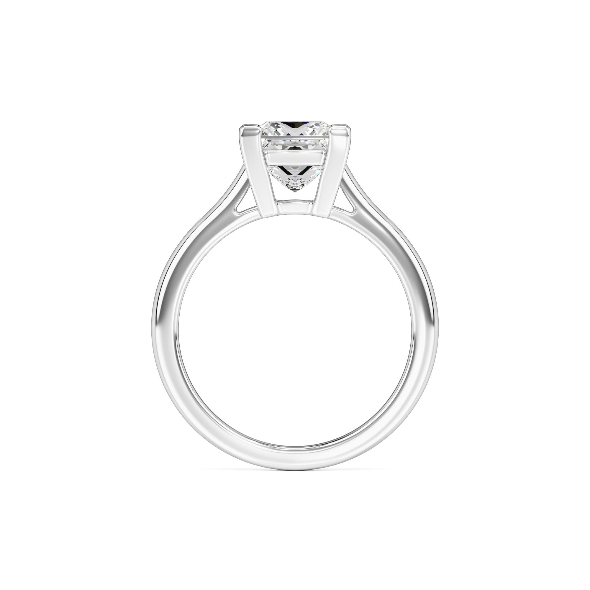 Charlee Moissanite Ring | White Gold | 4