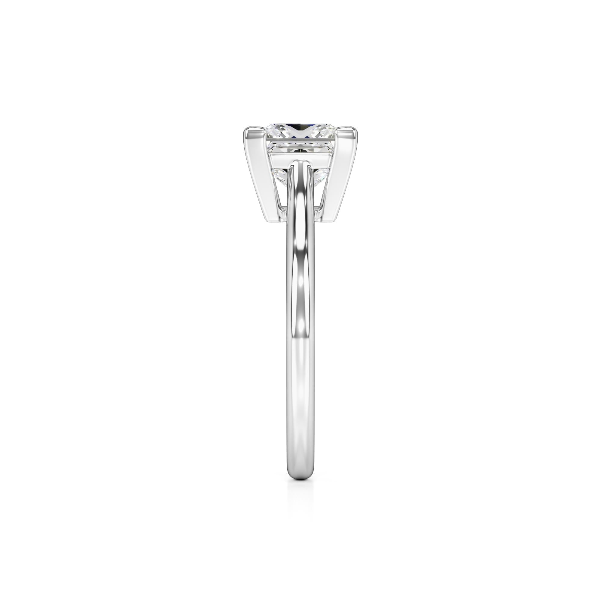 Charlee Lab Grown Diamond Ring | White Gold | 4
