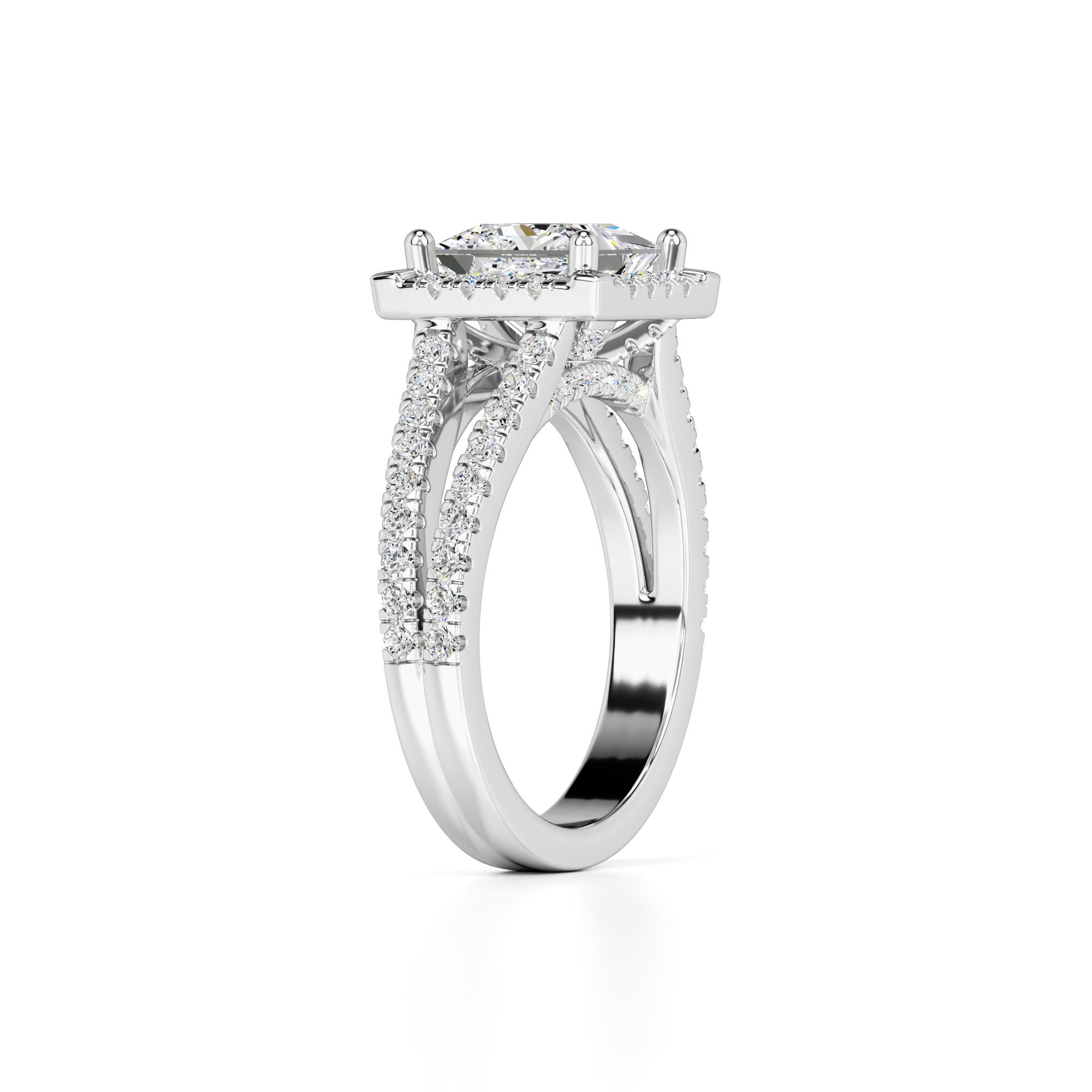 Dallas Lab Grown Diamond Ring | White Gold | 3