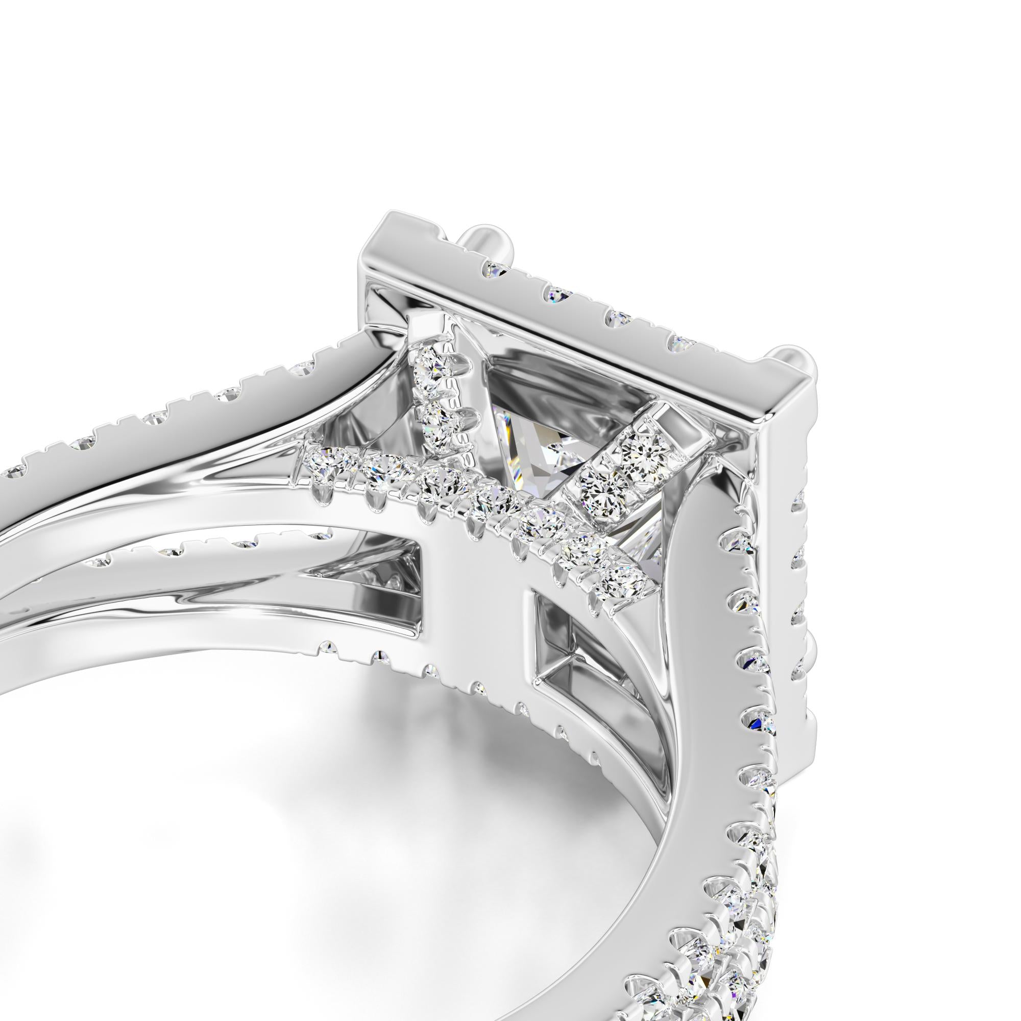 Dallas Lab Grown Diamond Ring | White Gold | 2