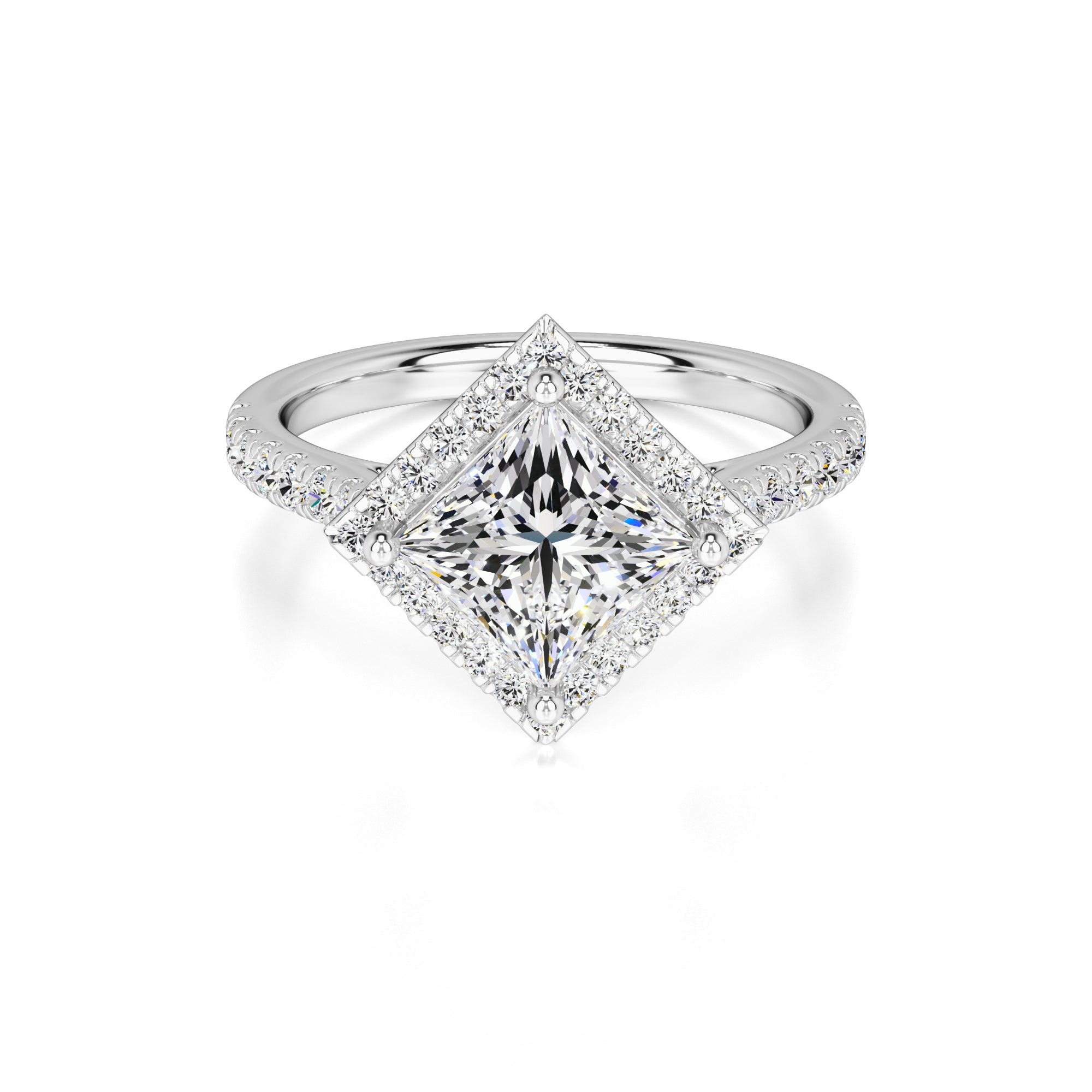 Ember Lab Grown Diamond Ring | White Gold | 1
