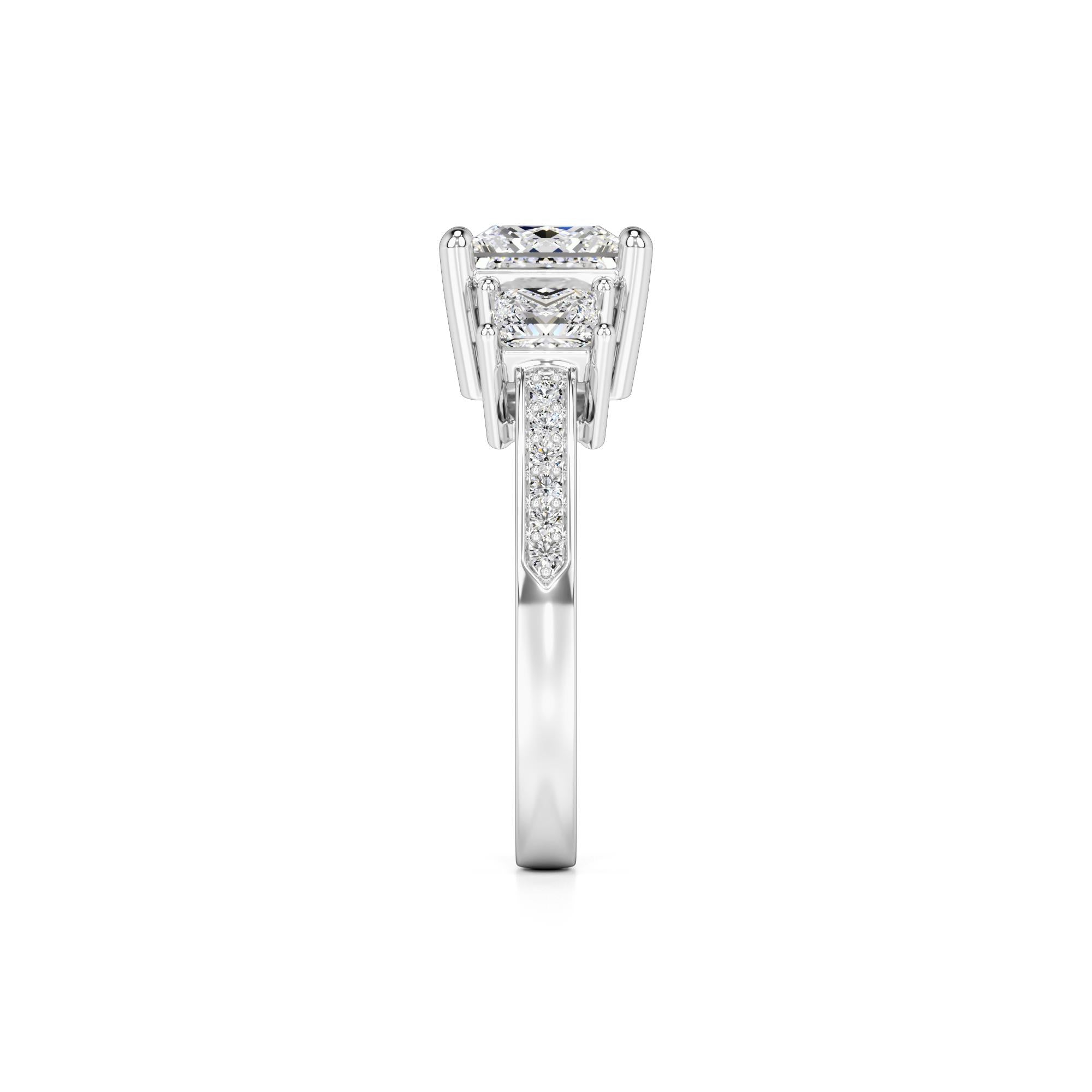 Mabel Lab Grown Diamond Ring | White Gold | 4