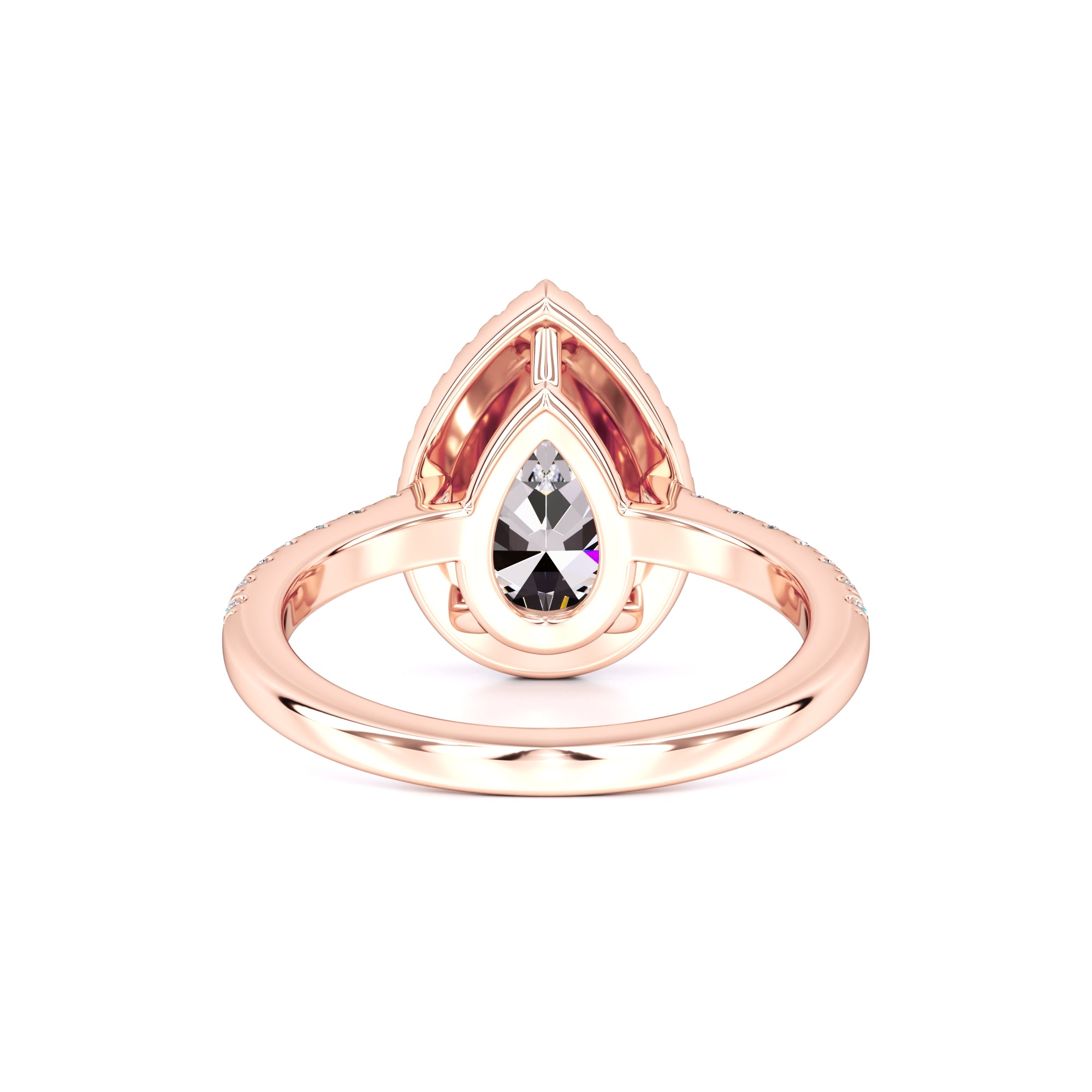 Samantha Moissanite & Lab Grown Diamond Ring | Rose Gold | 3
