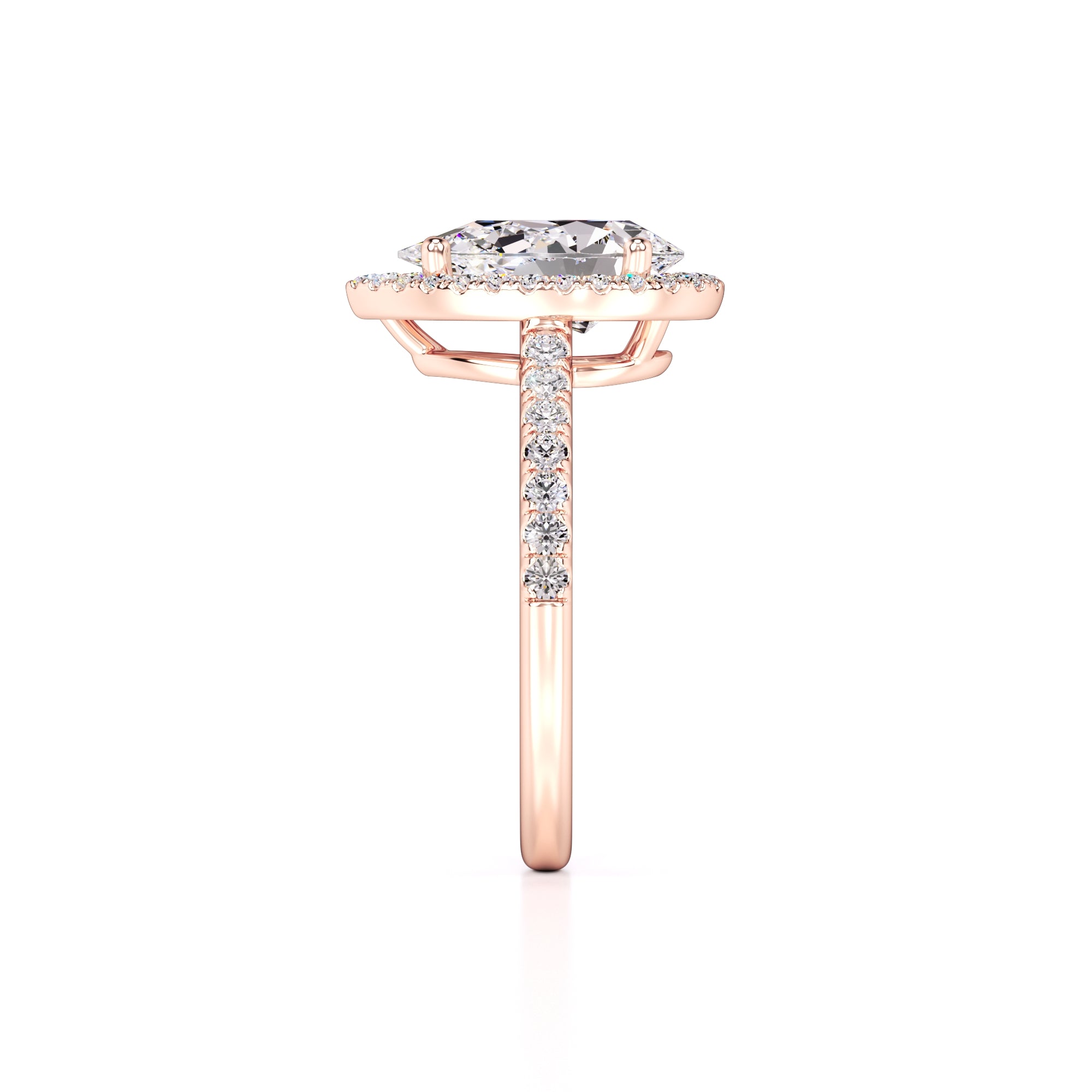 Samantha Lab Grown Diamond Ring | Rose Gold | 4