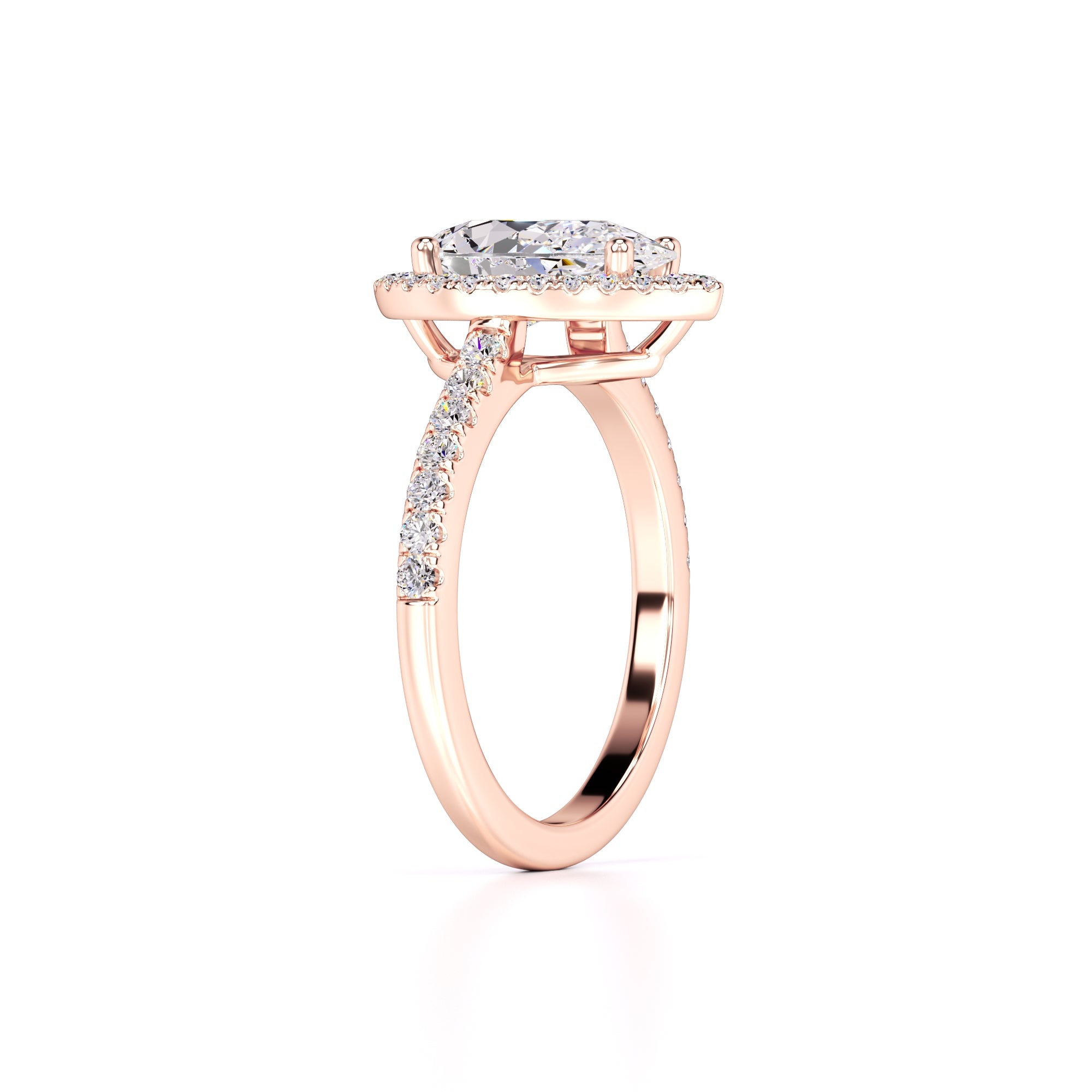 Samantha Lab Grown Diamond Ring | Rose Gold | 3