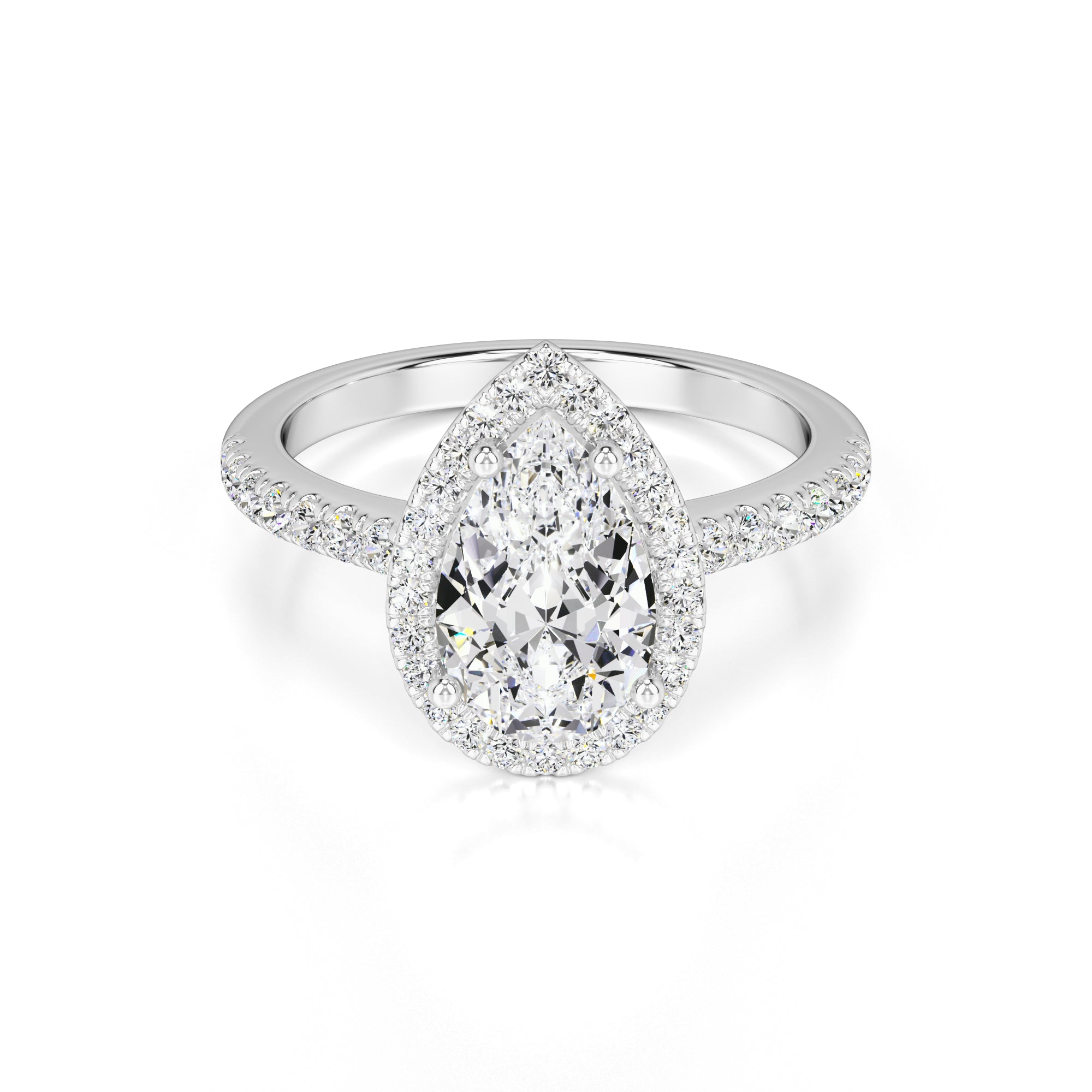Samantha Lab Grown Diamond Ring | White Gold | 1
