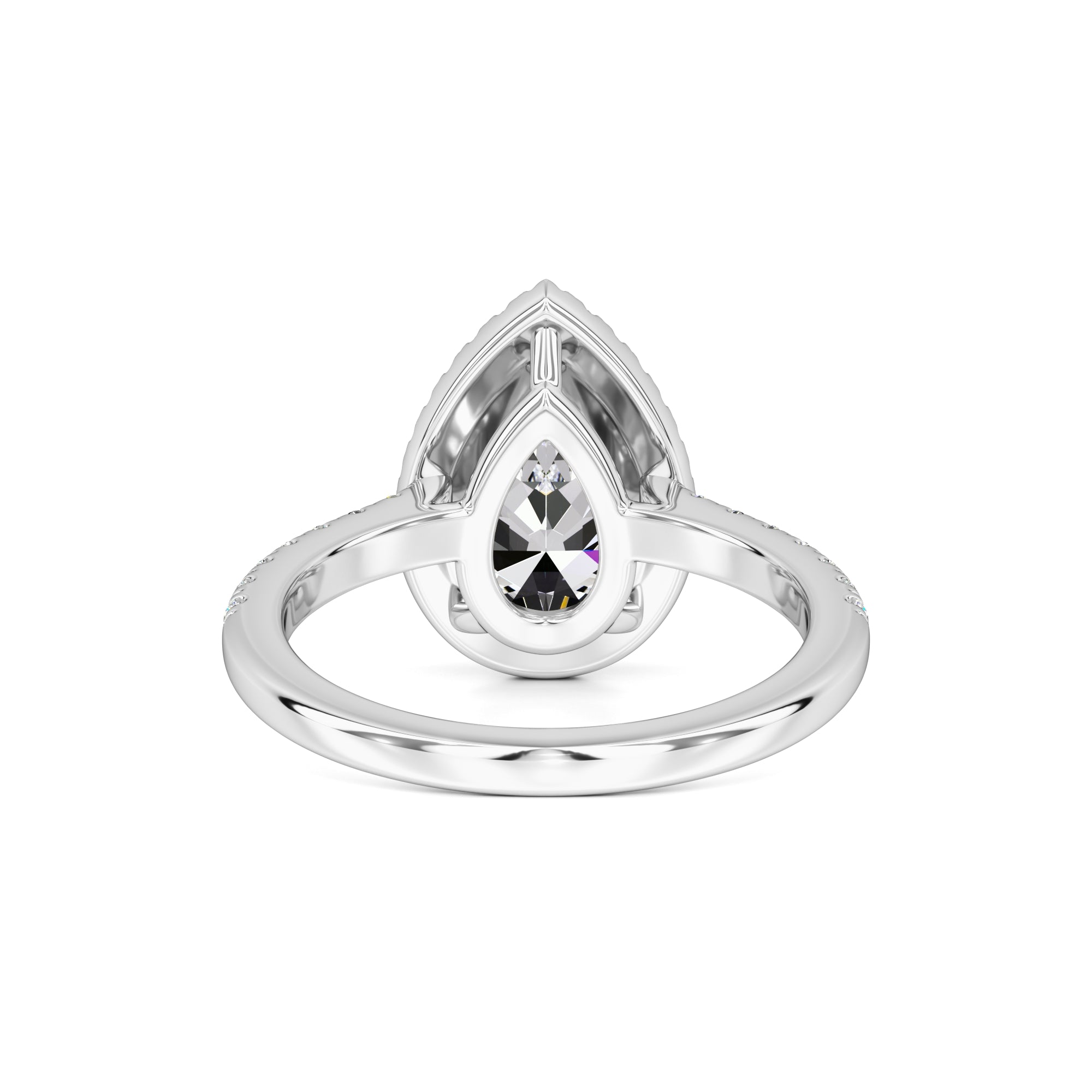 Samantha Moissanite & Lab Grown Diamond Ring | White Gold | 3