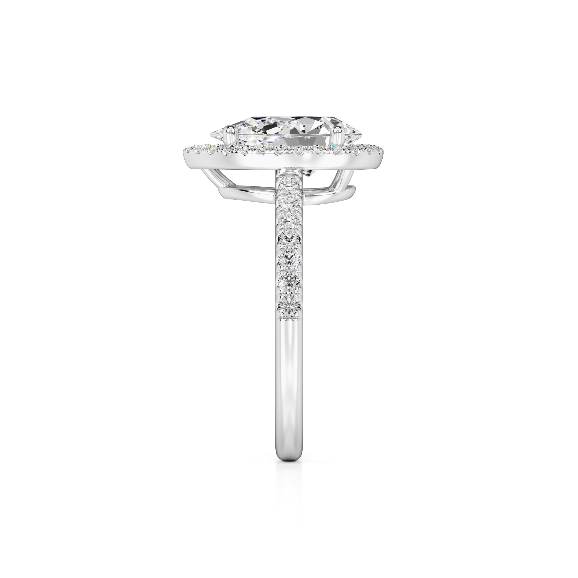 Samantha Lab Grown Diamond Ring | White Gold | 4