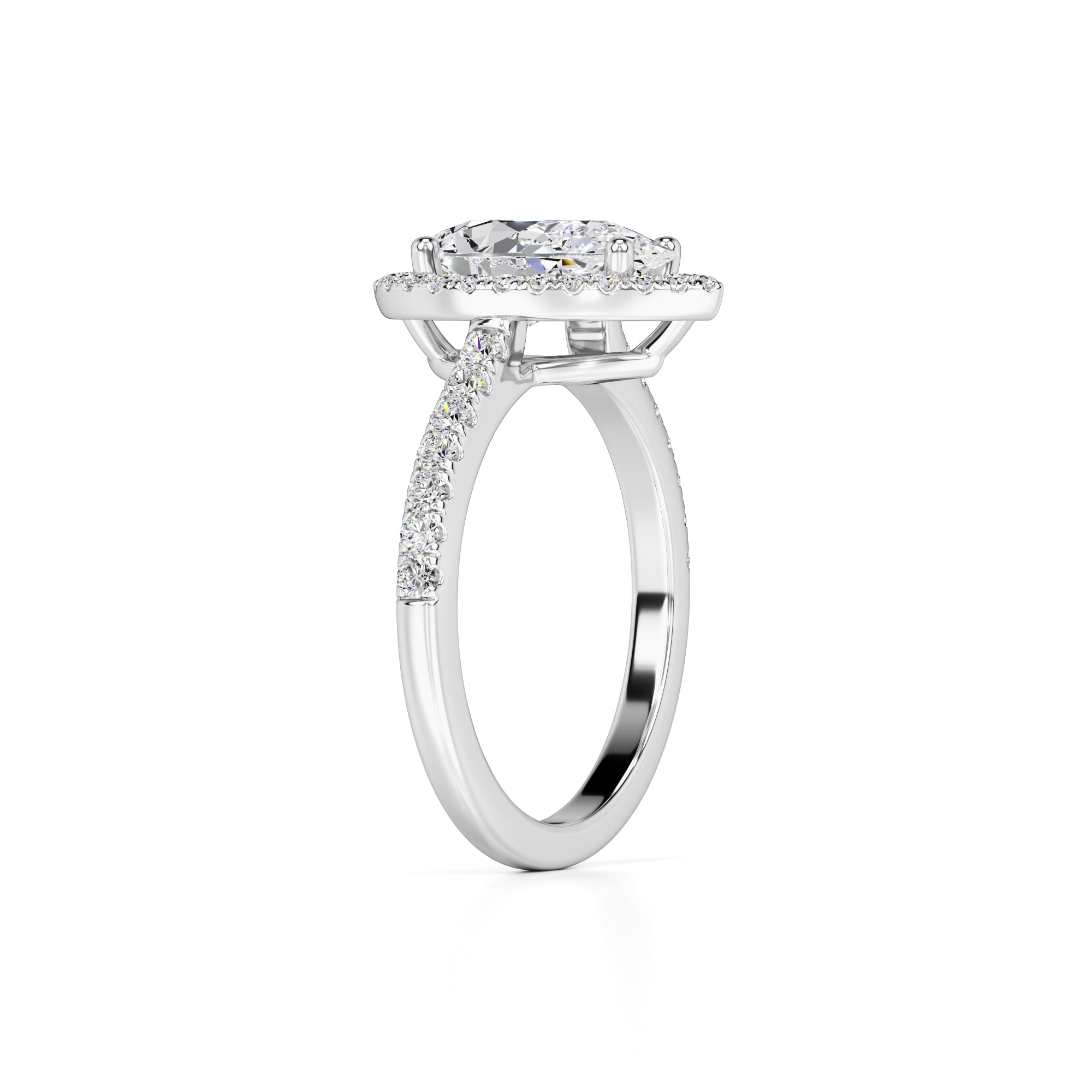 Samantha Lab Grown Diamond Ring | White Gold | 3