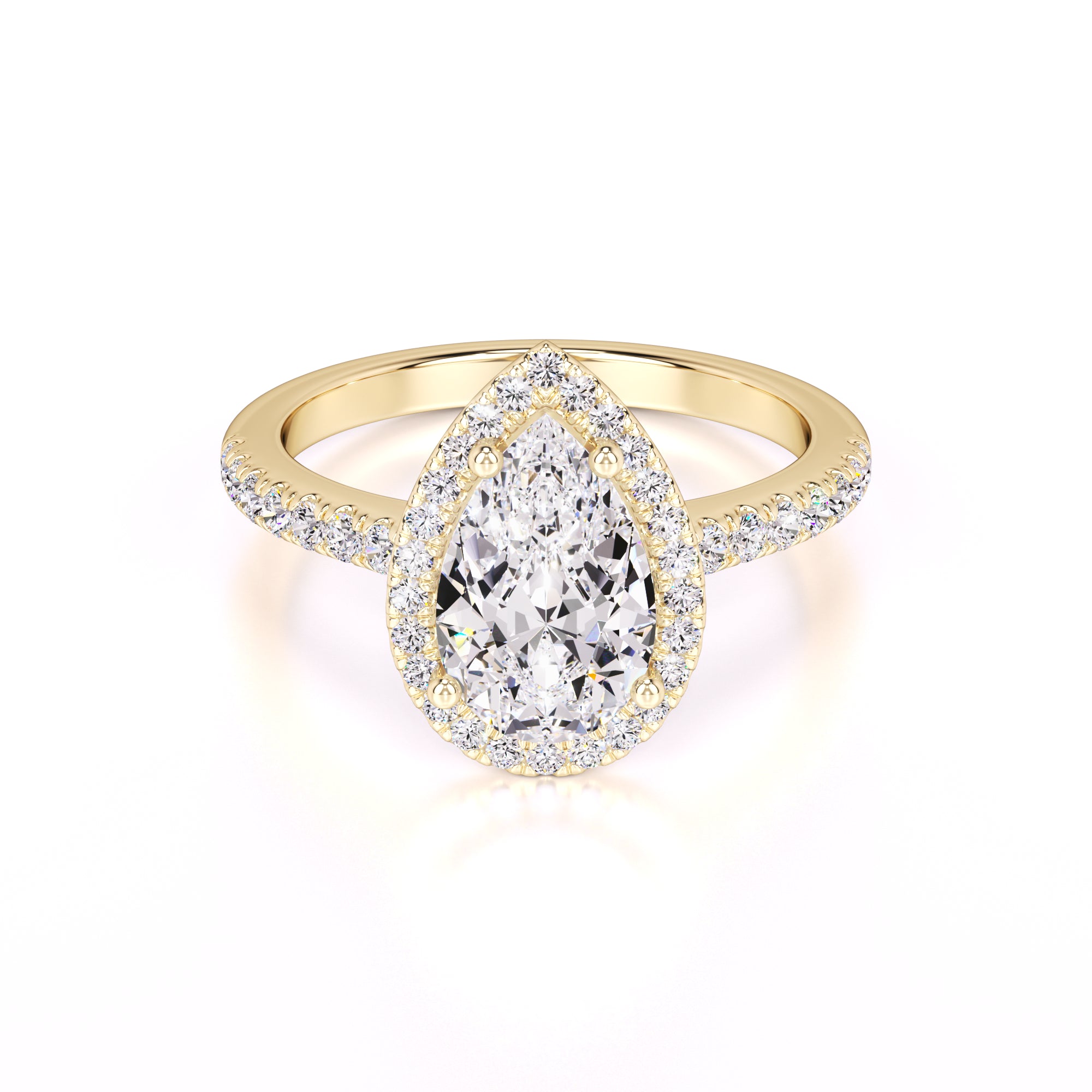 Samantha Lab Grown Diamond Ring | Yellow Gold | 1