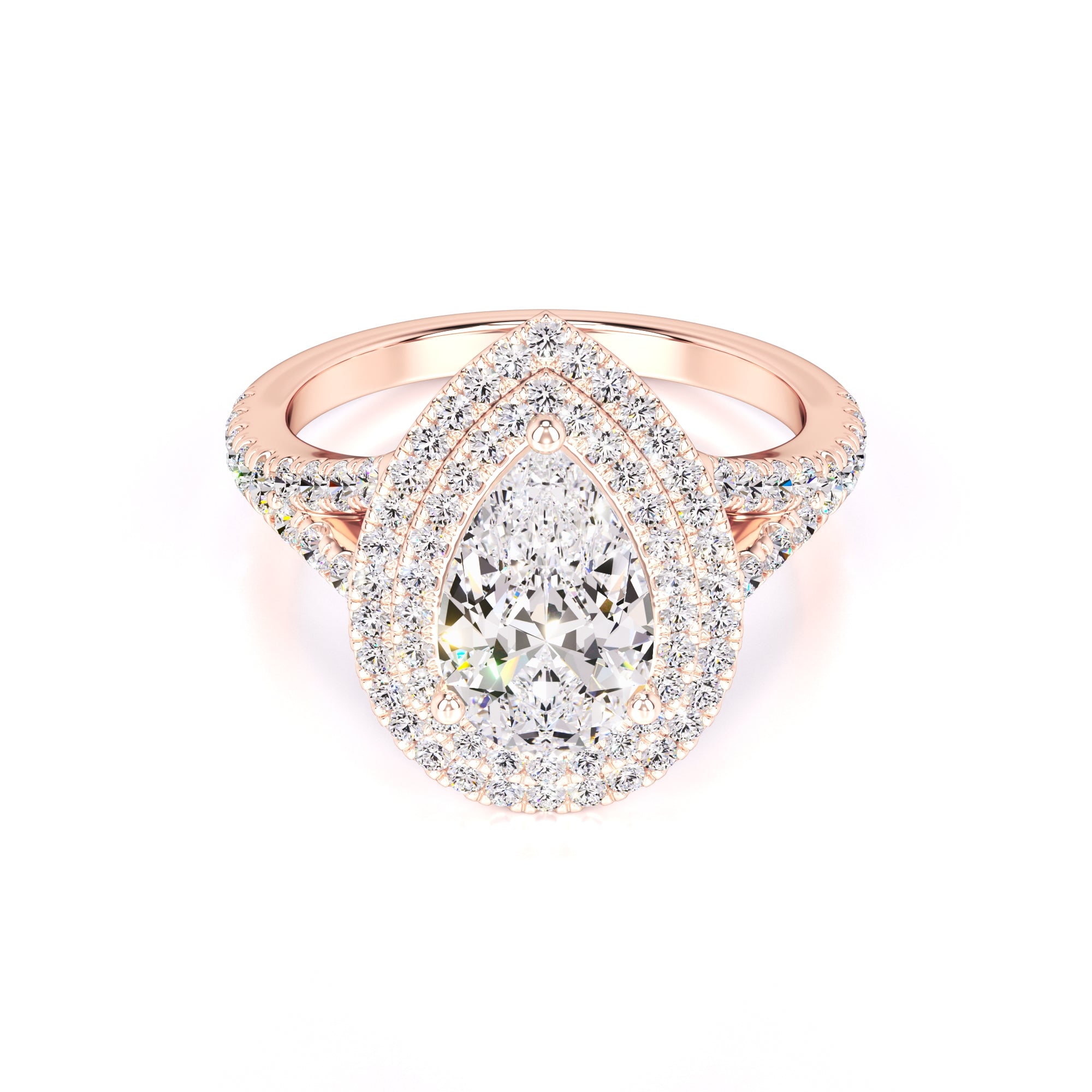 Veronica Lab Grown Diamond Ring | Rose Gold | 1