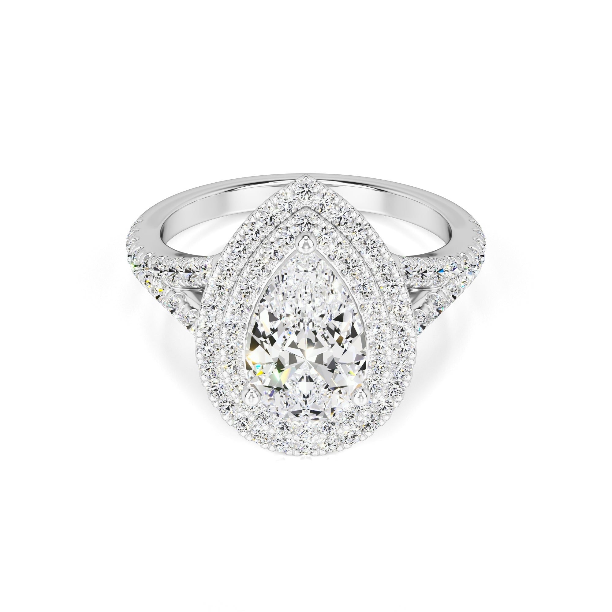 Veronica Lab Grown Diamond Ring | White Gold | 1
