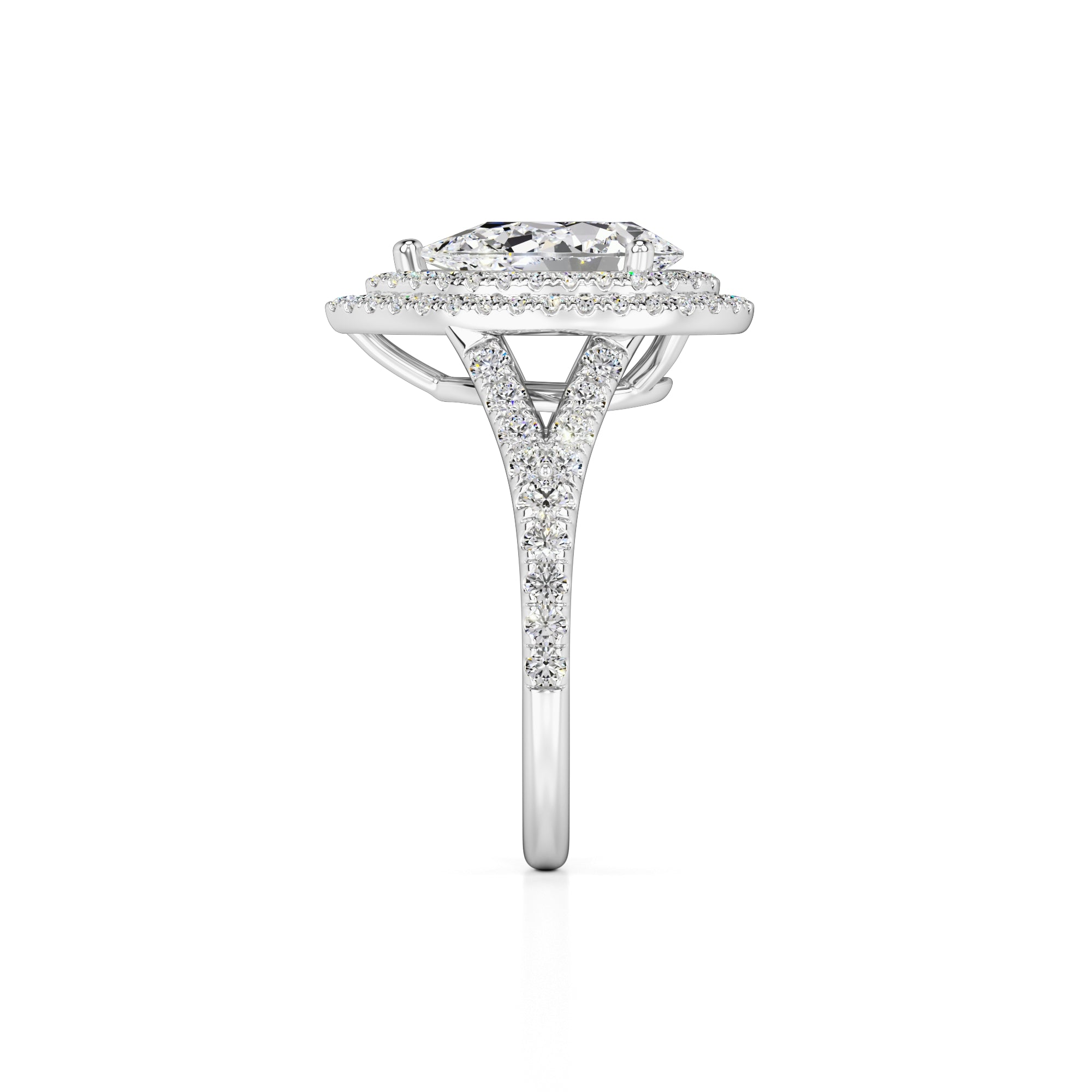 Veronica Lab Grown Diamond Ring | White Gold | 4