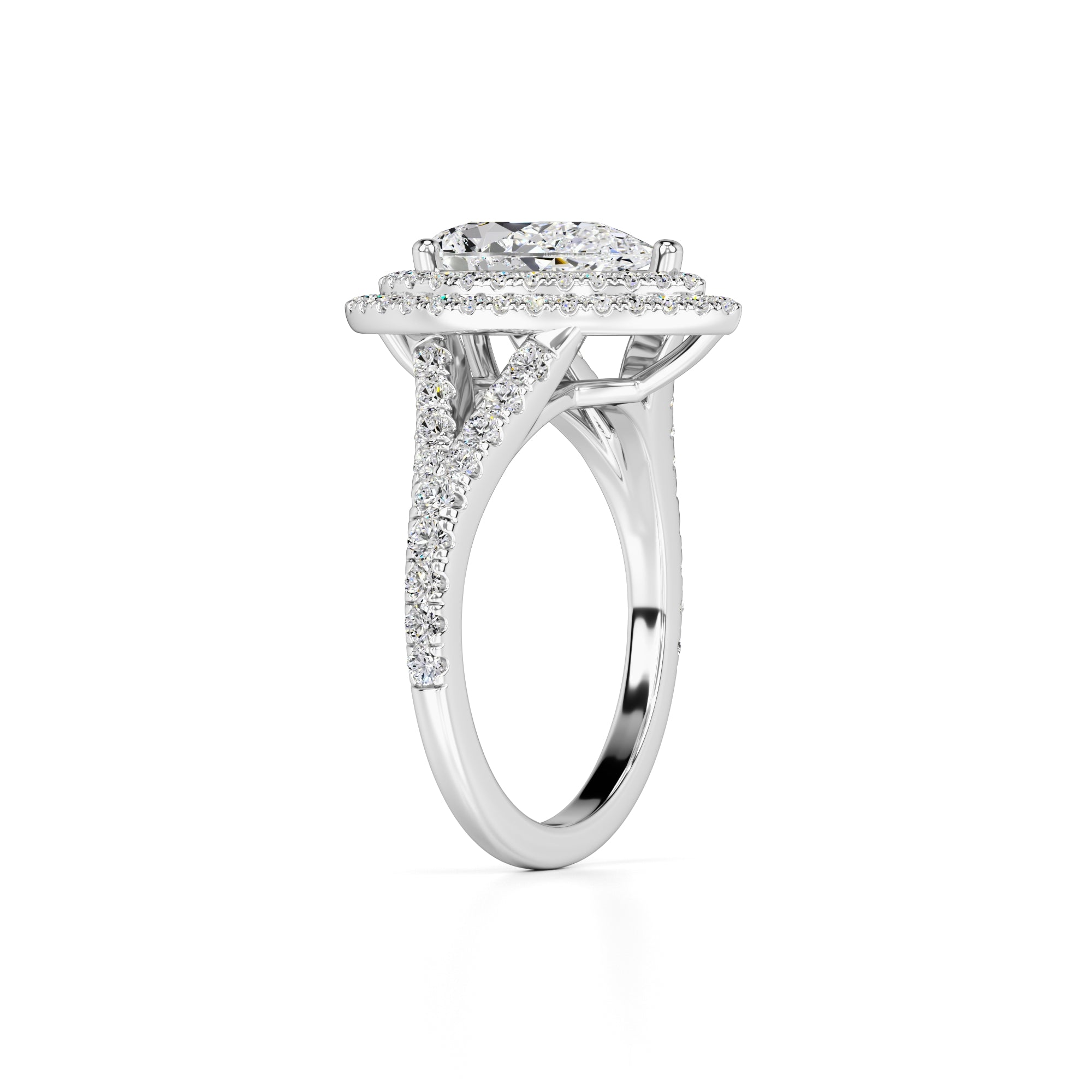 Veronica Lab Grown Diamond Ring | White Gold | 3