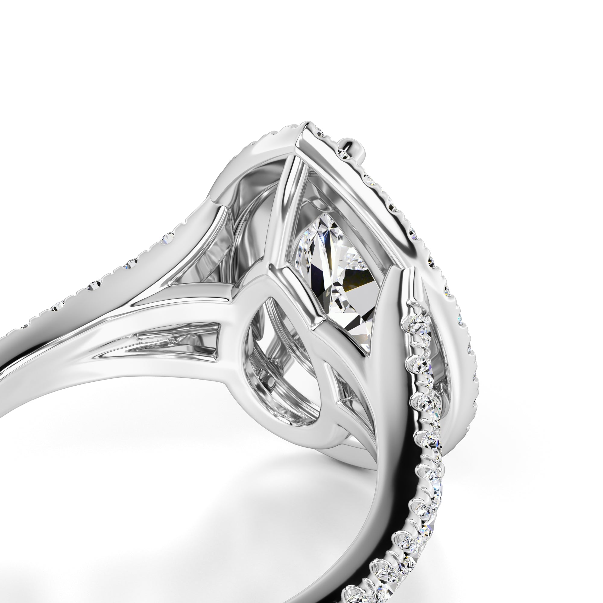 Veronica Lab Grown Diamond Ring | White Gold | 2