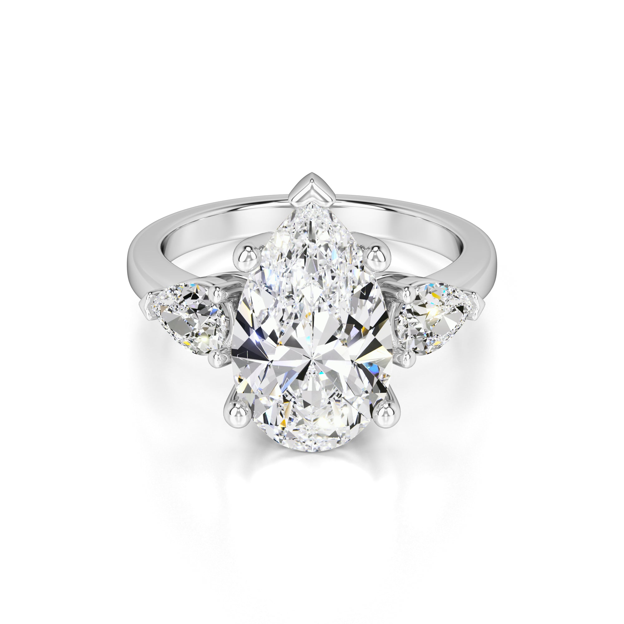 Sadie Lab Grown Diamond Ring | White Gold | 1