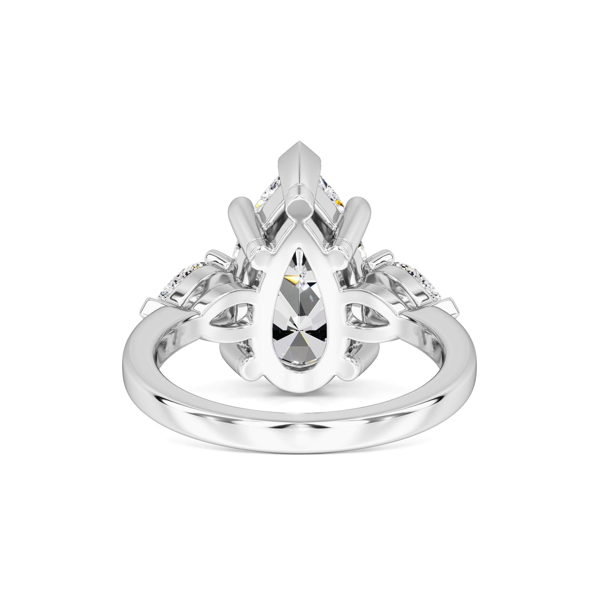 Sadie Moissanite & Lab Grown Diamond Ring | White Gold | 3