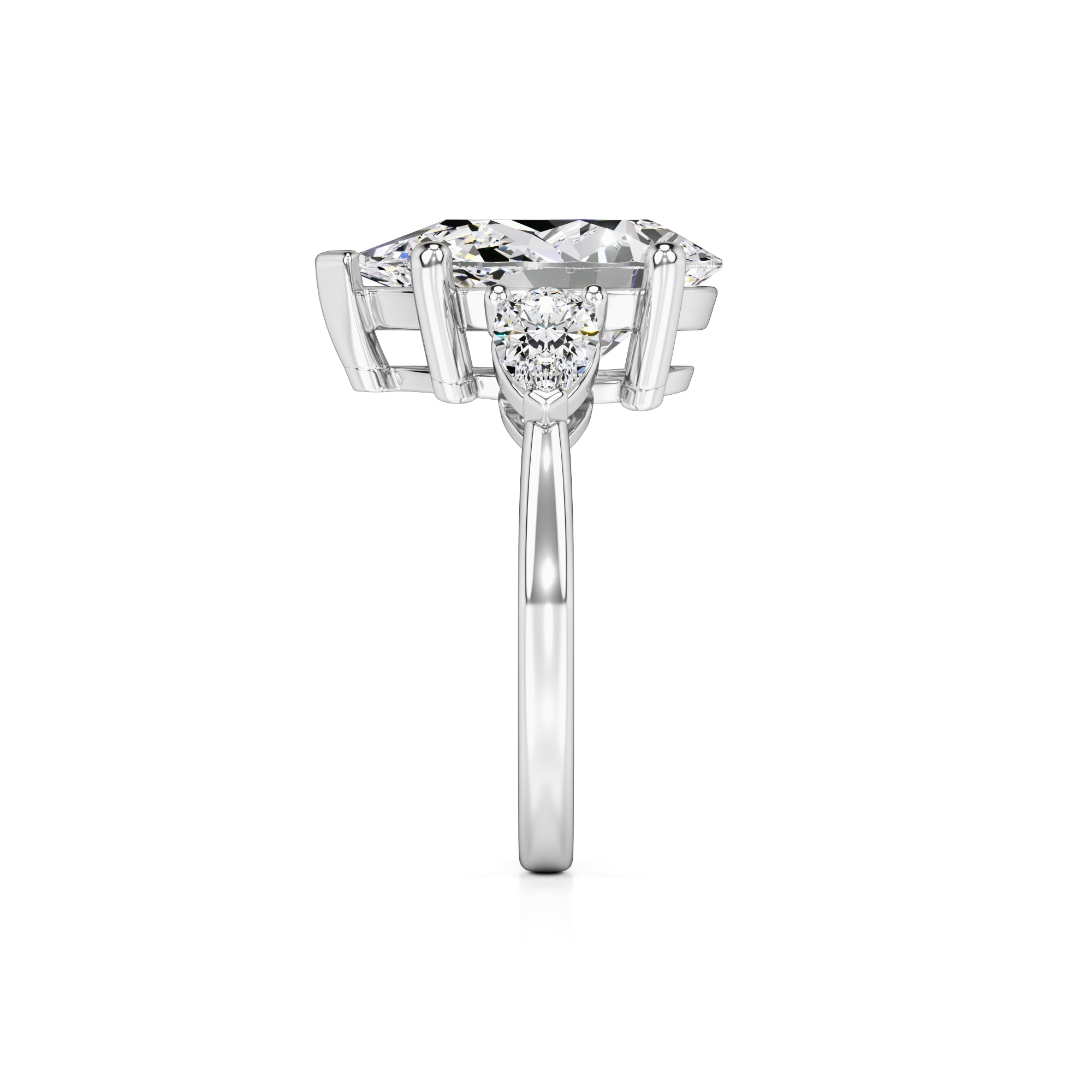 Sadie Lab Grown Diamond Ring | White Gold | 4