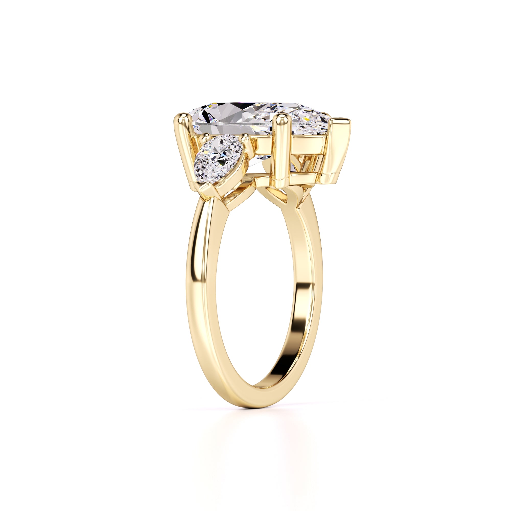 Sadie Lab Grown Diamond Ring | Yellow Gold | 3