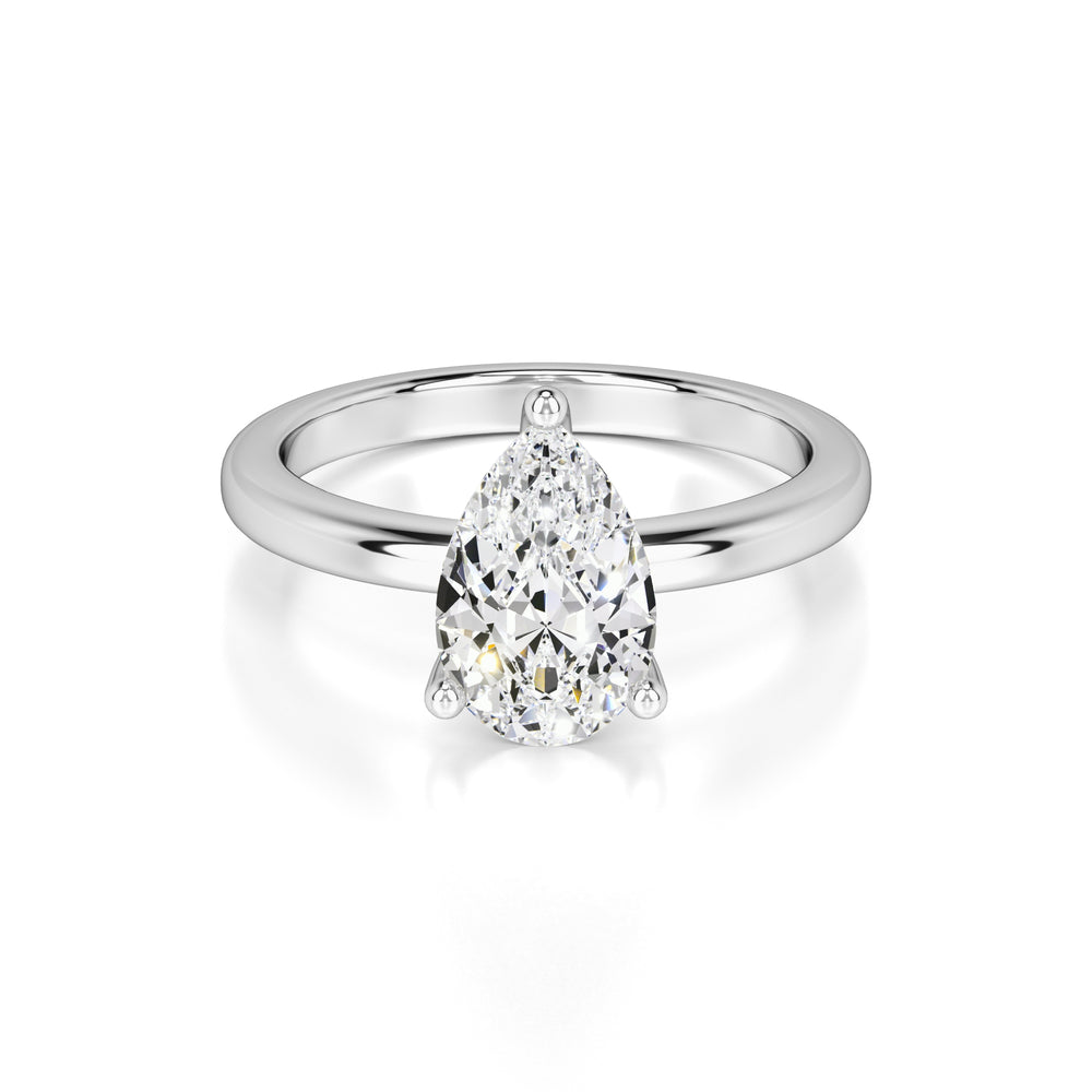Mila Lab Grown Diamond Ring | White Gold | 1