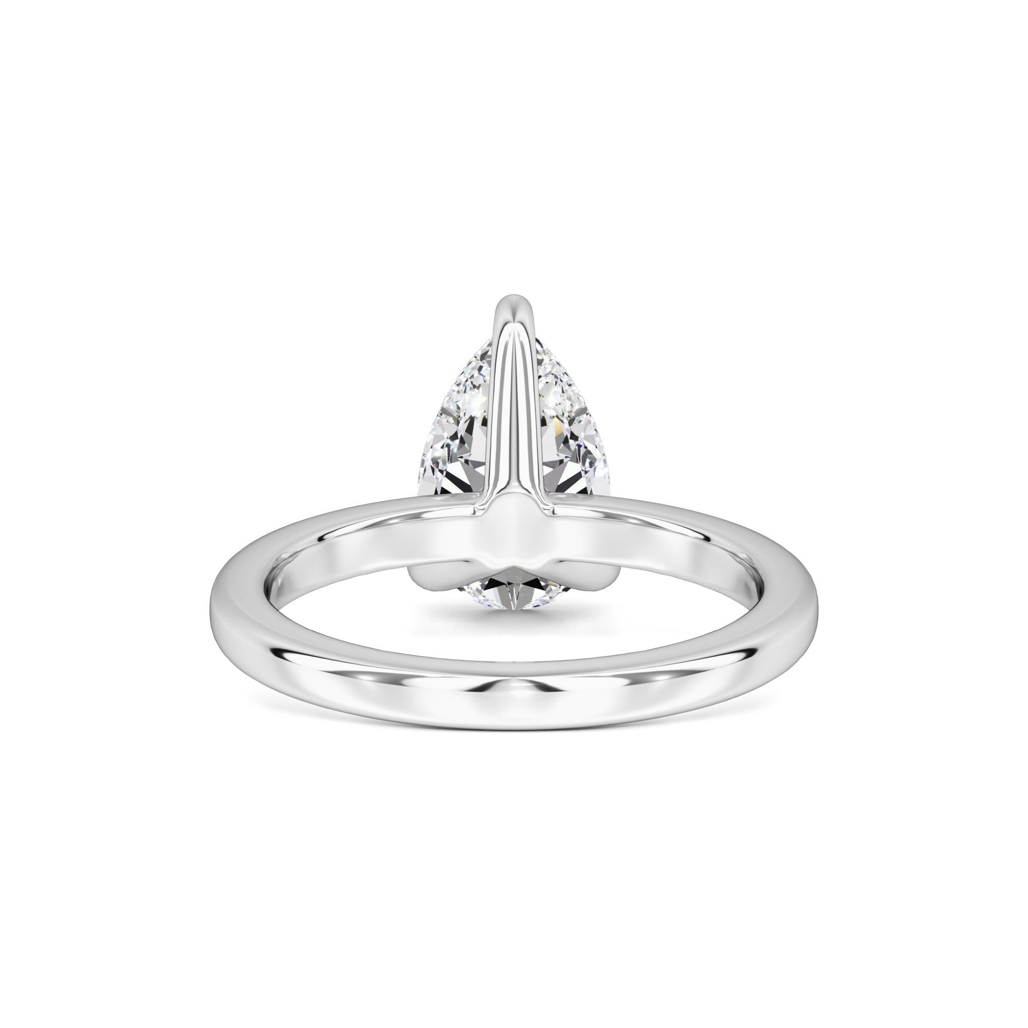 Mila Moissanite Ring | White Gold | 3