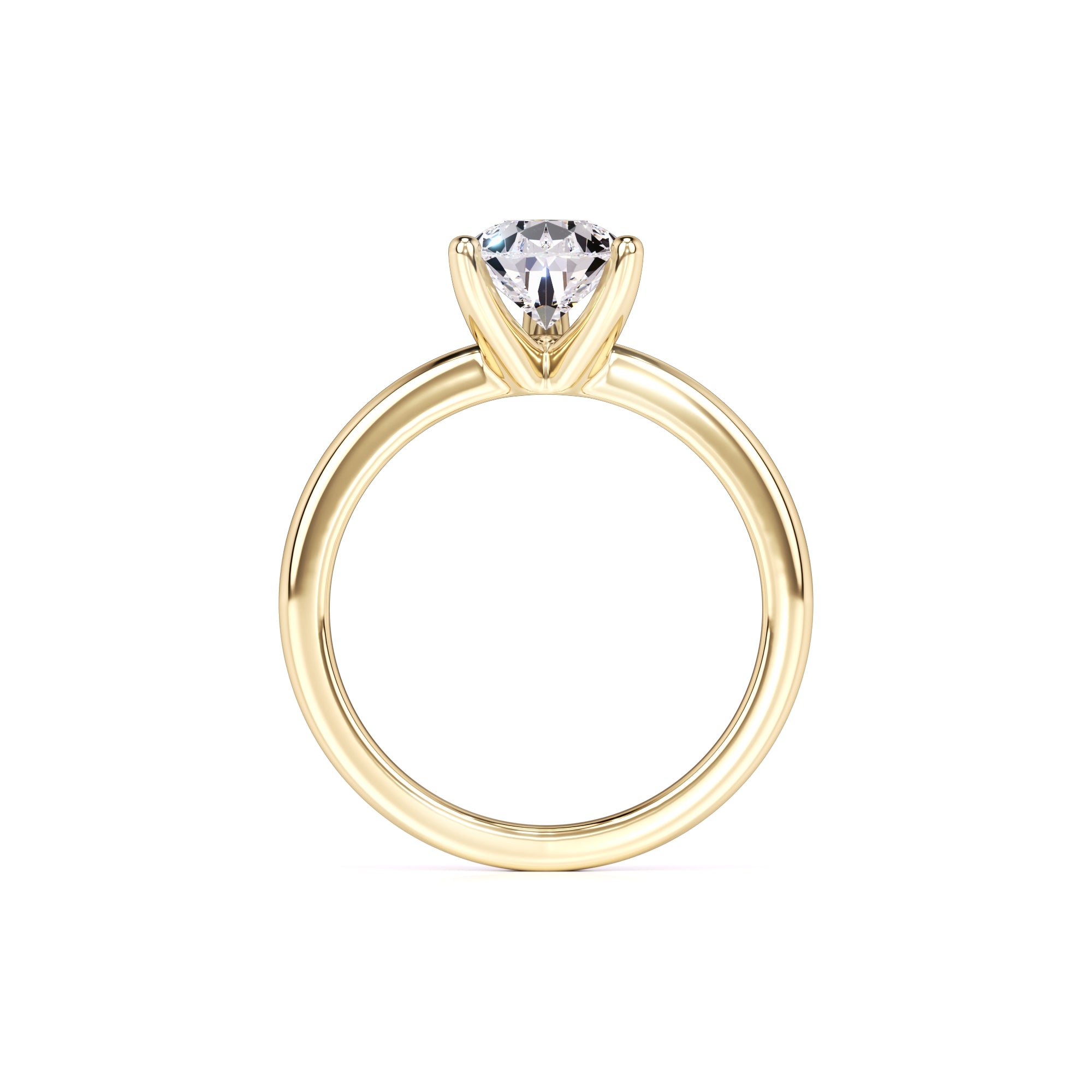 Mila Moissanite Ring | Yellow Gold | 4