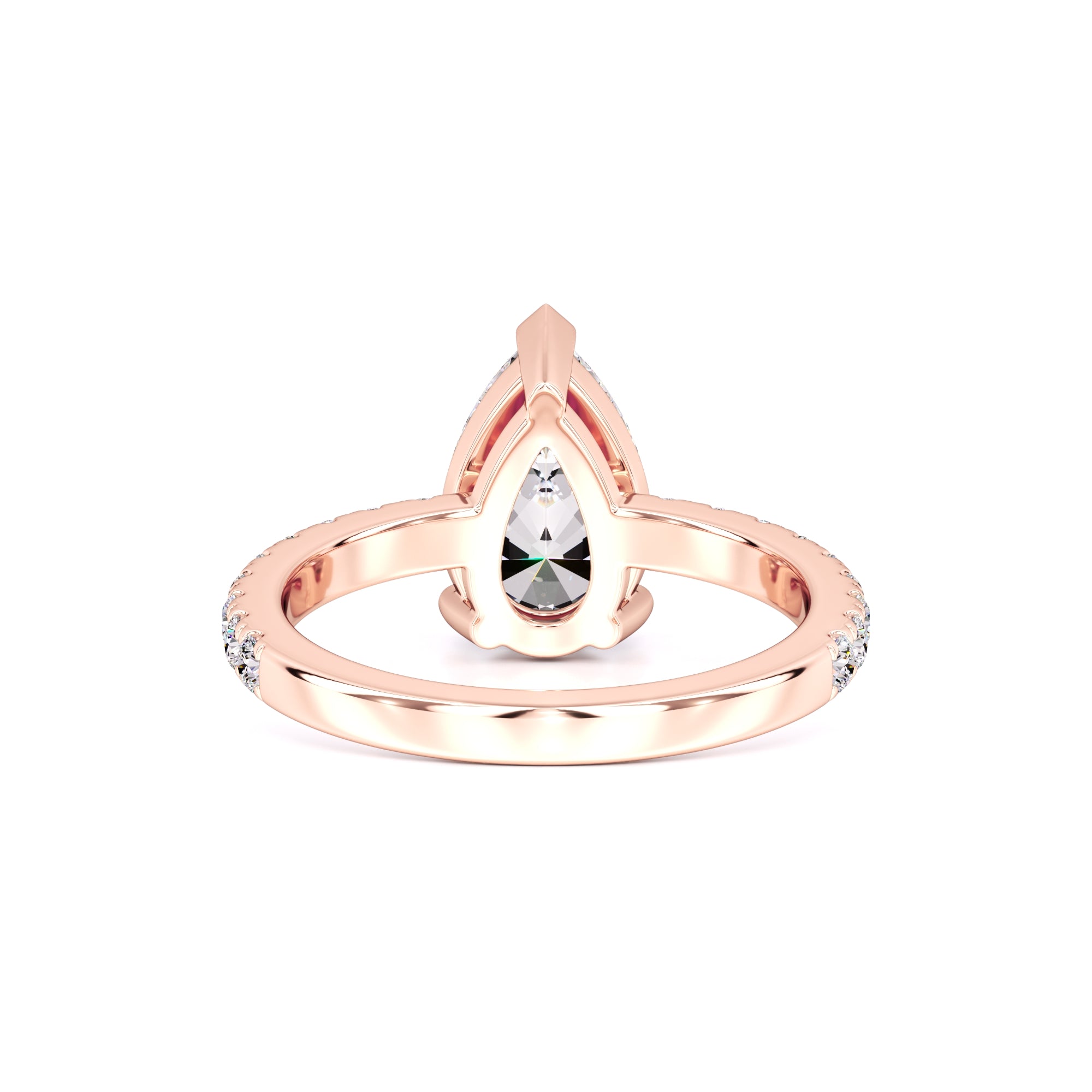 Gabriela Moissanite & Lab Grown Diamond Ring | Rose Gold | 3
