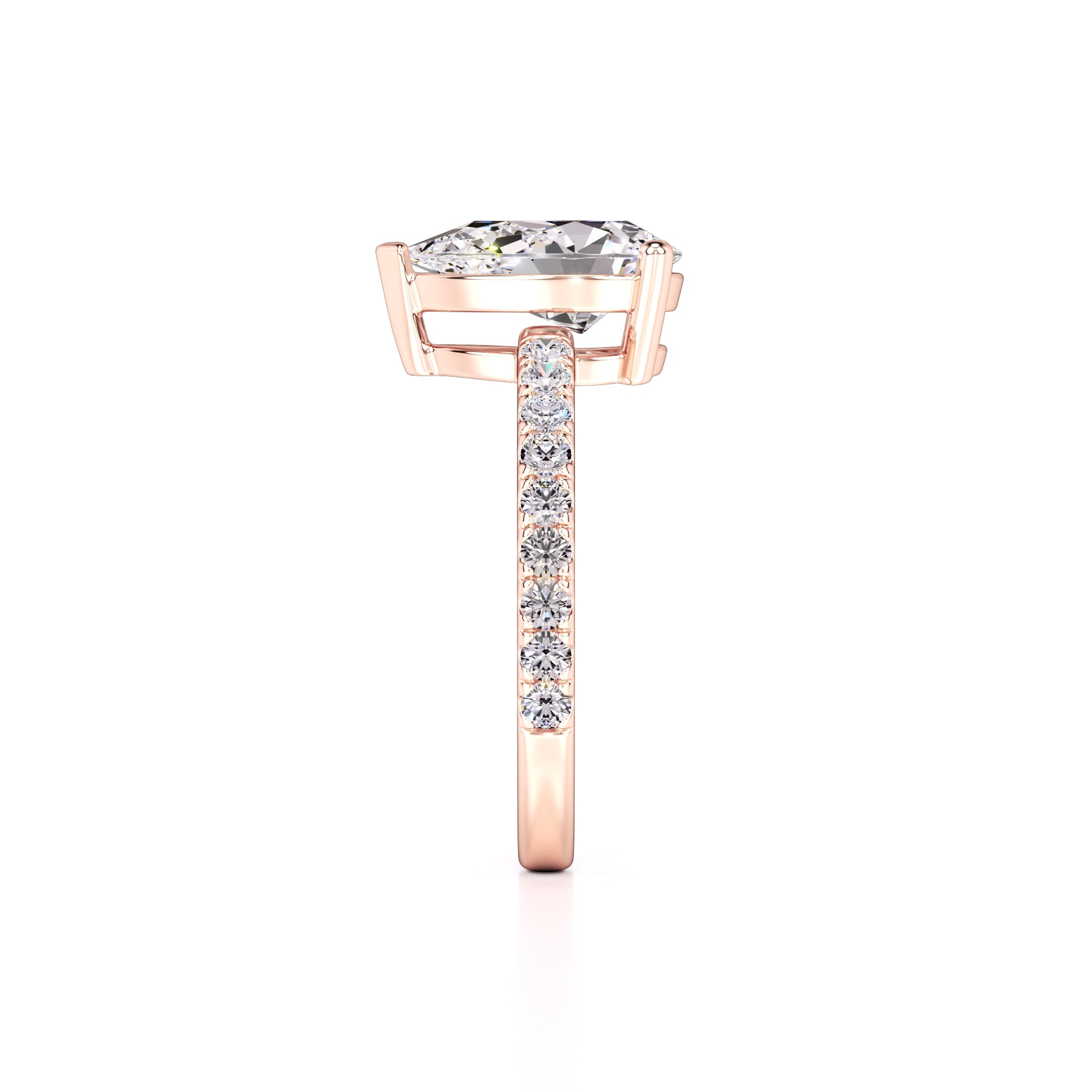 Gabriela Lab Grown Diamond Ring | Rose Gold | 4