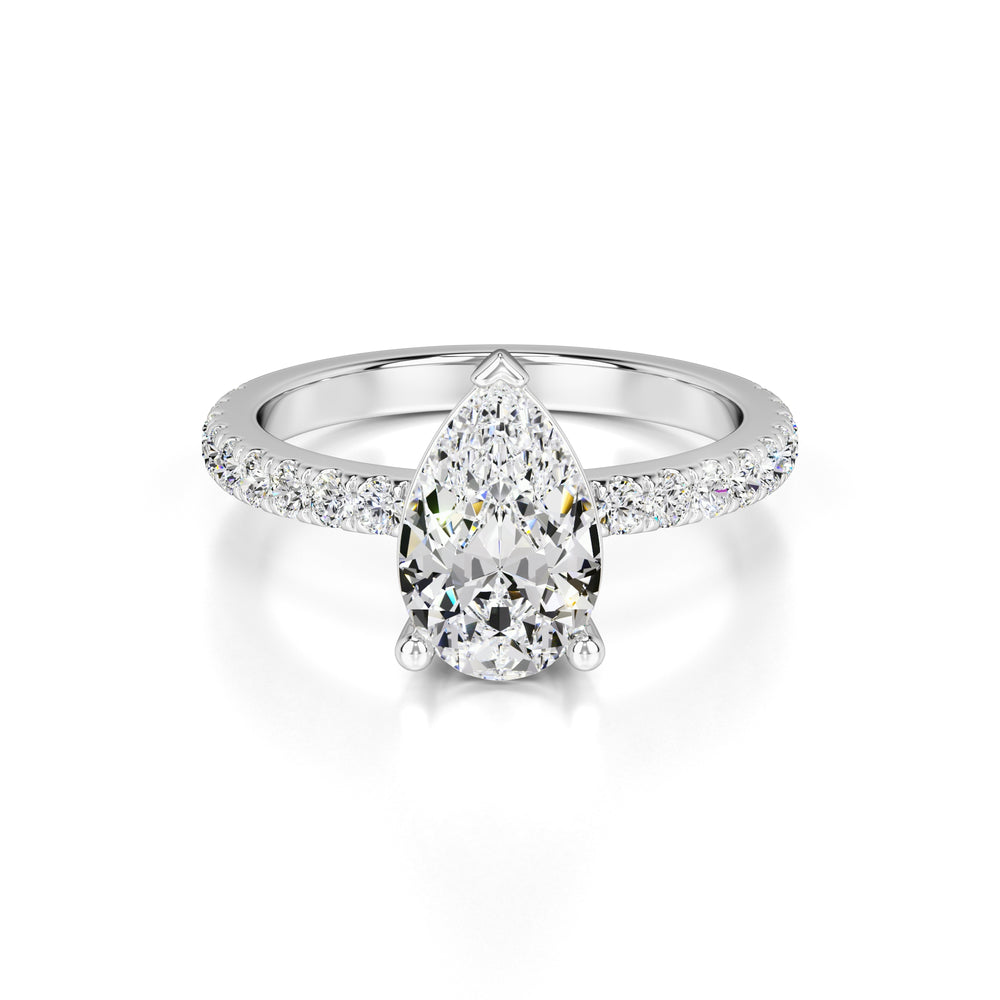 Gabriela Lab Grown Diamond Ring | White Gold | 1