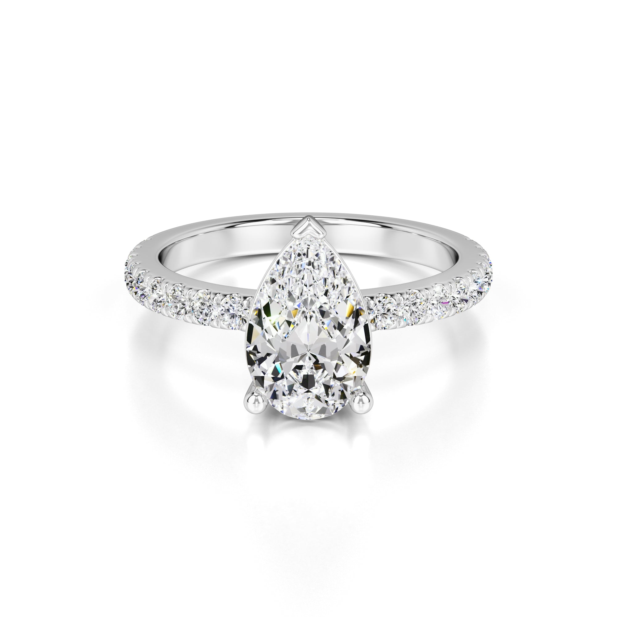Gabriela Lab Grown Diamond Ring | White Gold | 1