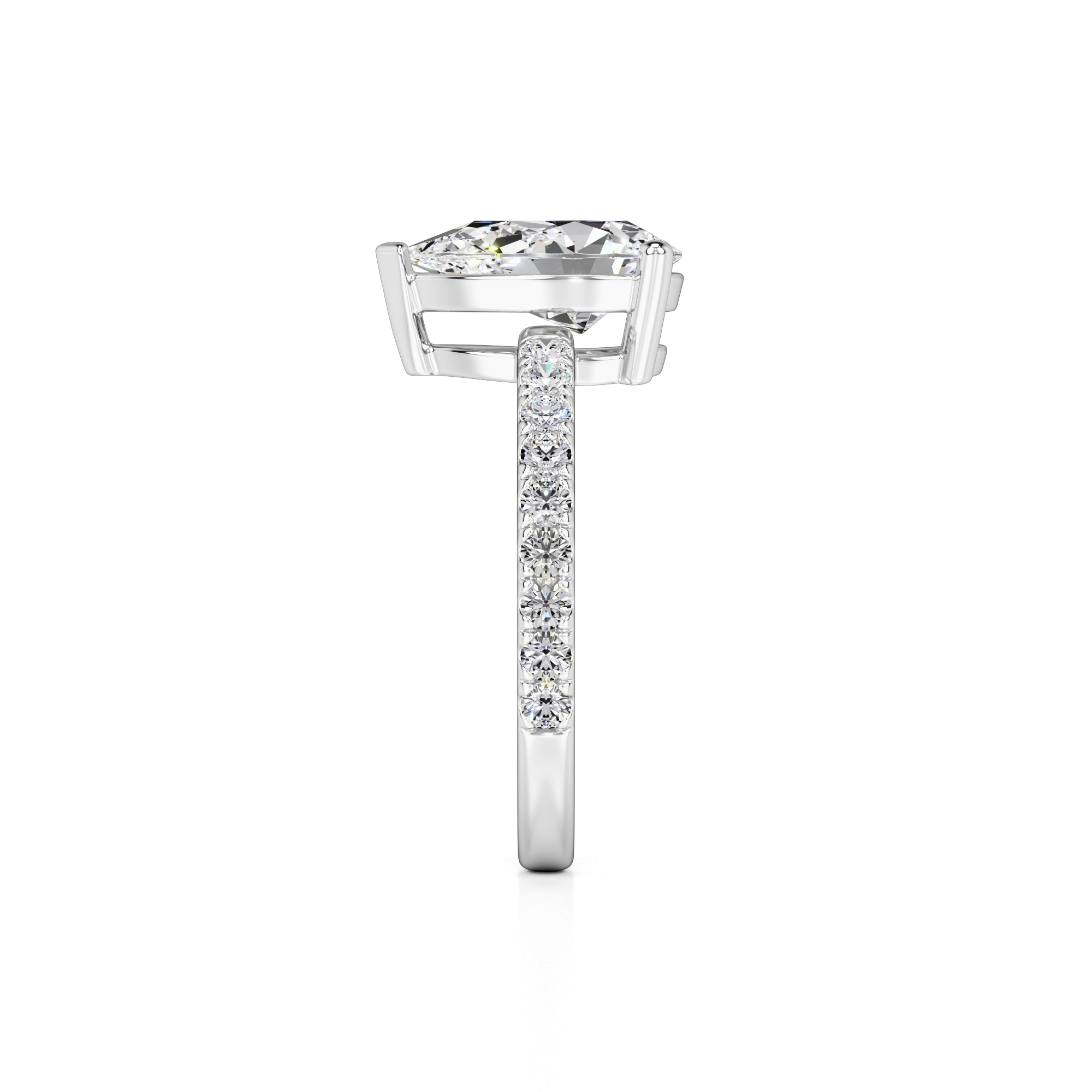Gabriela Lab Grown Diamond Ring | White Gold | 4