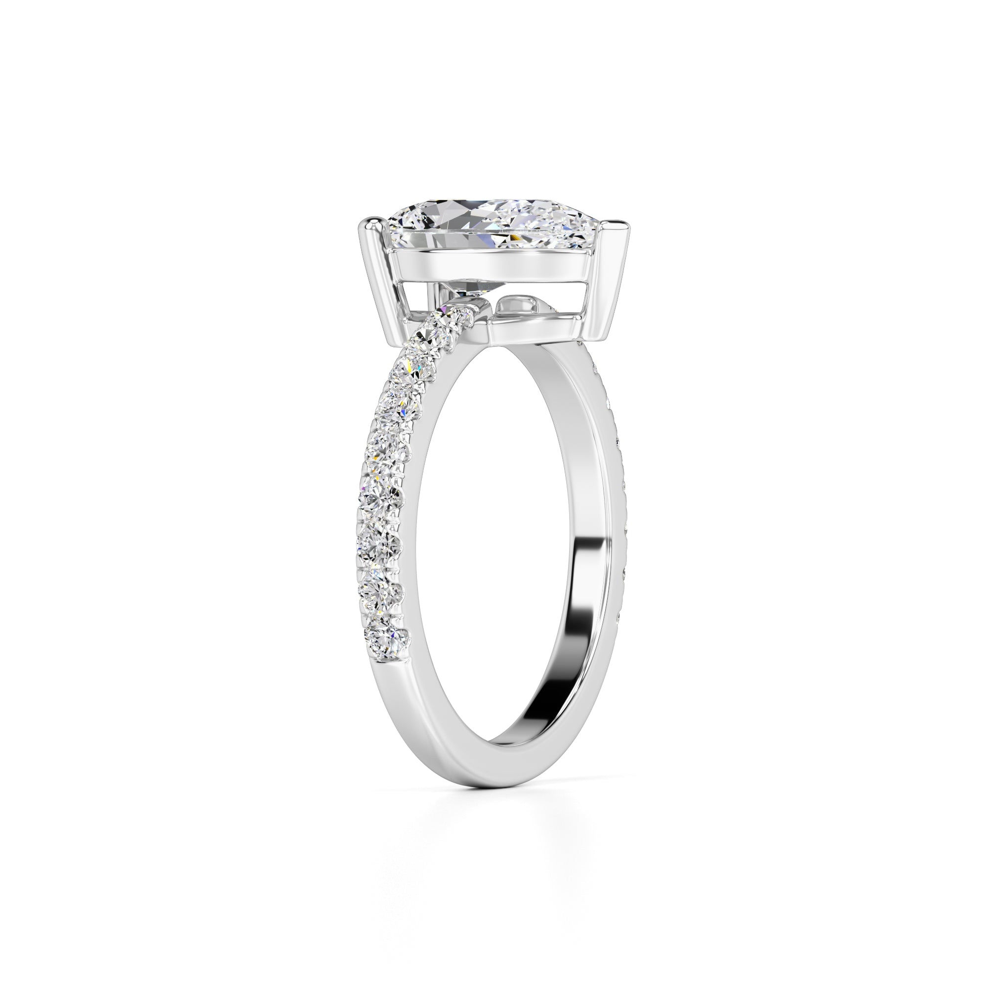 Gabriela Lab Grown Diamond Ring | White Gold | 3