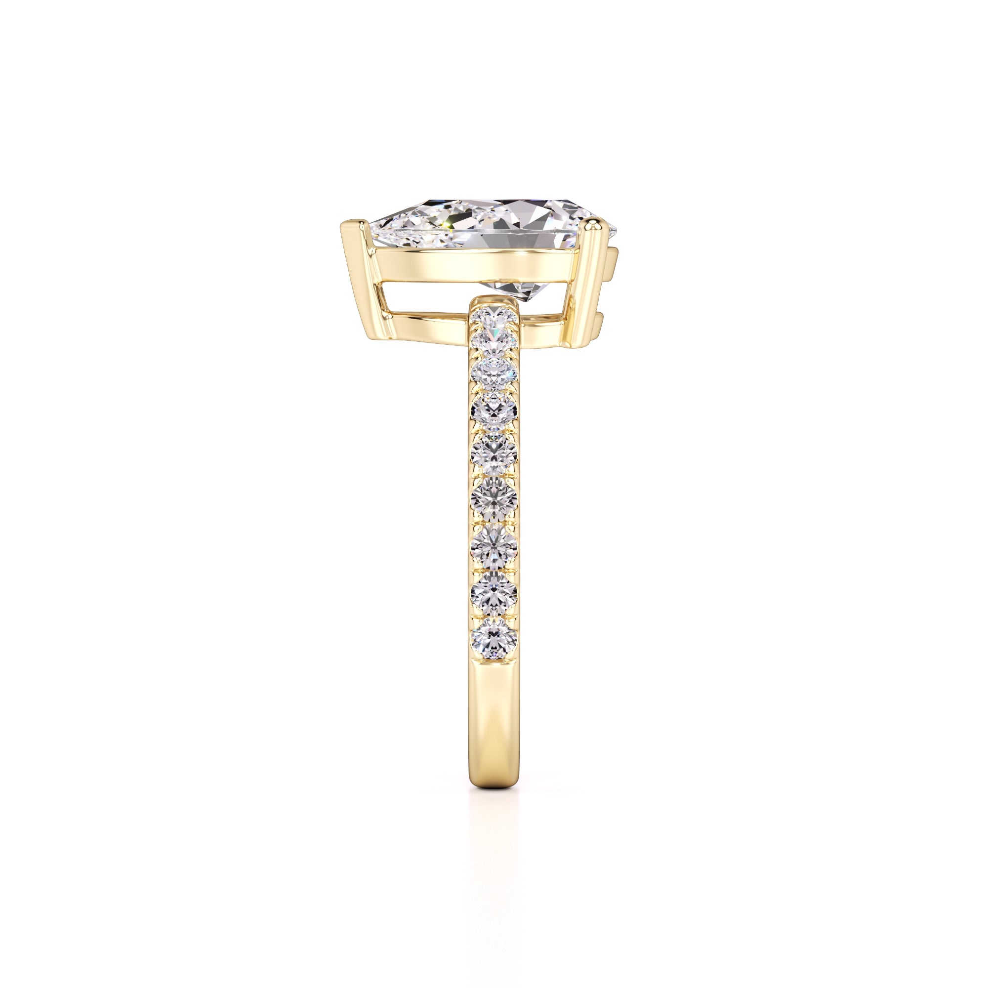 Gabriela Lab Grown Diamond Ring | Yellow Gold | 4