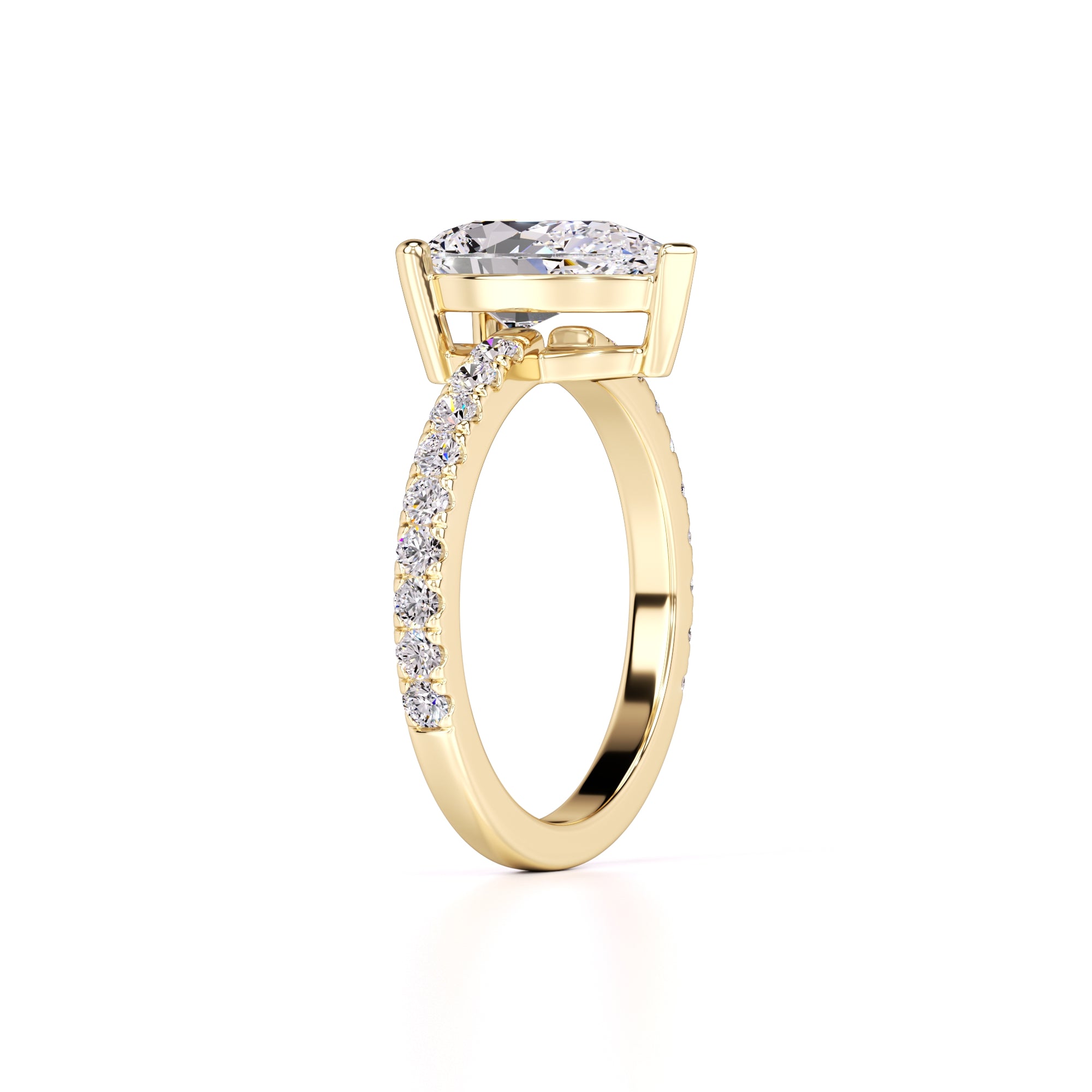 Gabriela Lab Grown Diamond Ring | Yellow Gold | 3