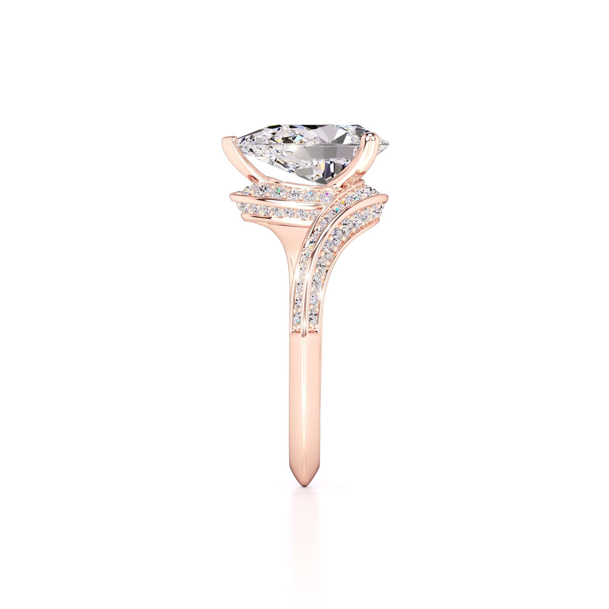 Julia Lab Grown Diamond Ring | Rose Gold | 4