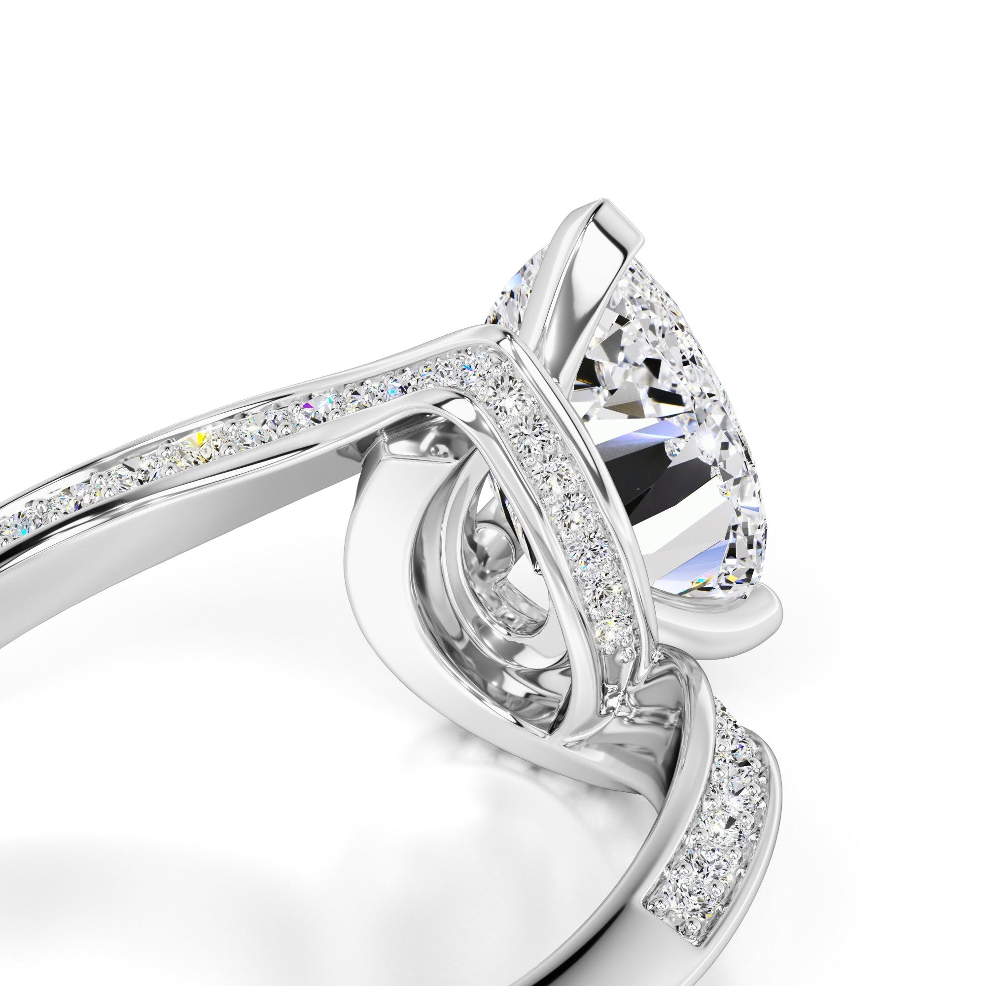 Julia Lab Grown Diamond Ring | White Gold | 2