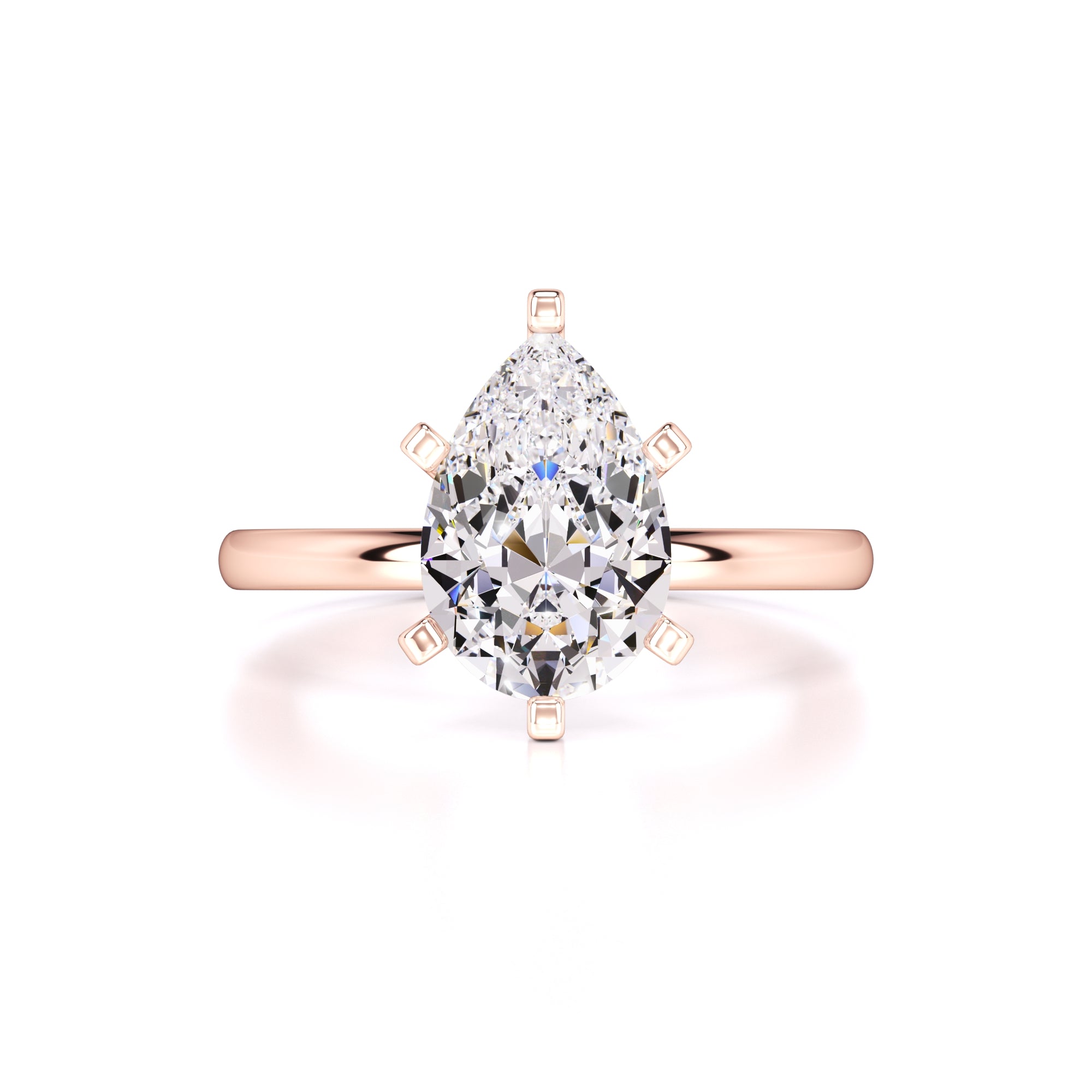 Addison Moissanite Ring | Rose Gold | 1