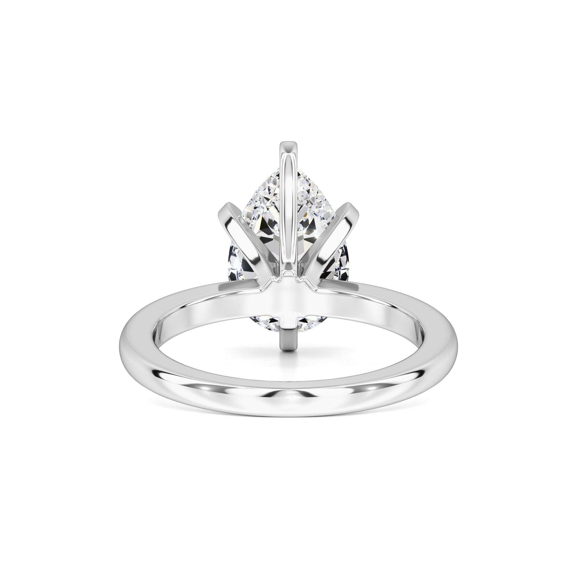 Addison Moissanite Ring | White Gold | 3